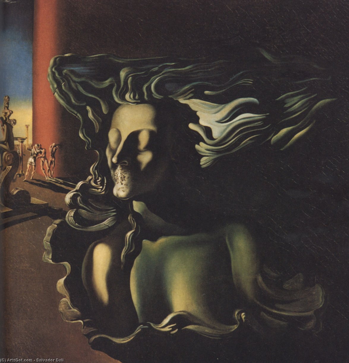 Order Oil Painting Replica The Dream, 1931 by Salvador Dali (Inspired By) (1904-1989, Spain) | ArtsDot.com