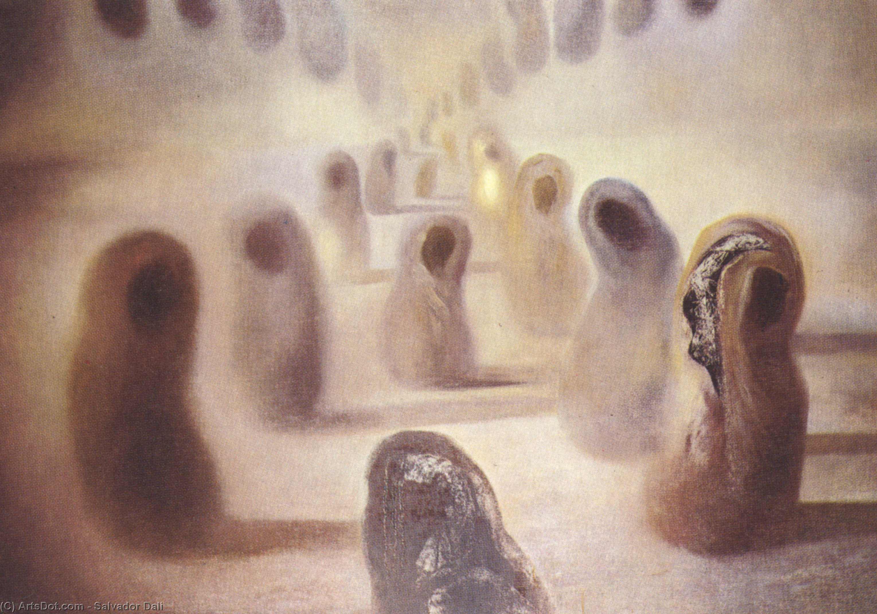 Order Oil Painting Replica Desoxyribonucleic Acid Arabs, 1963 by Salvador Dali (Inspired By) (1904-1989, Spain) | ArtsDot.com