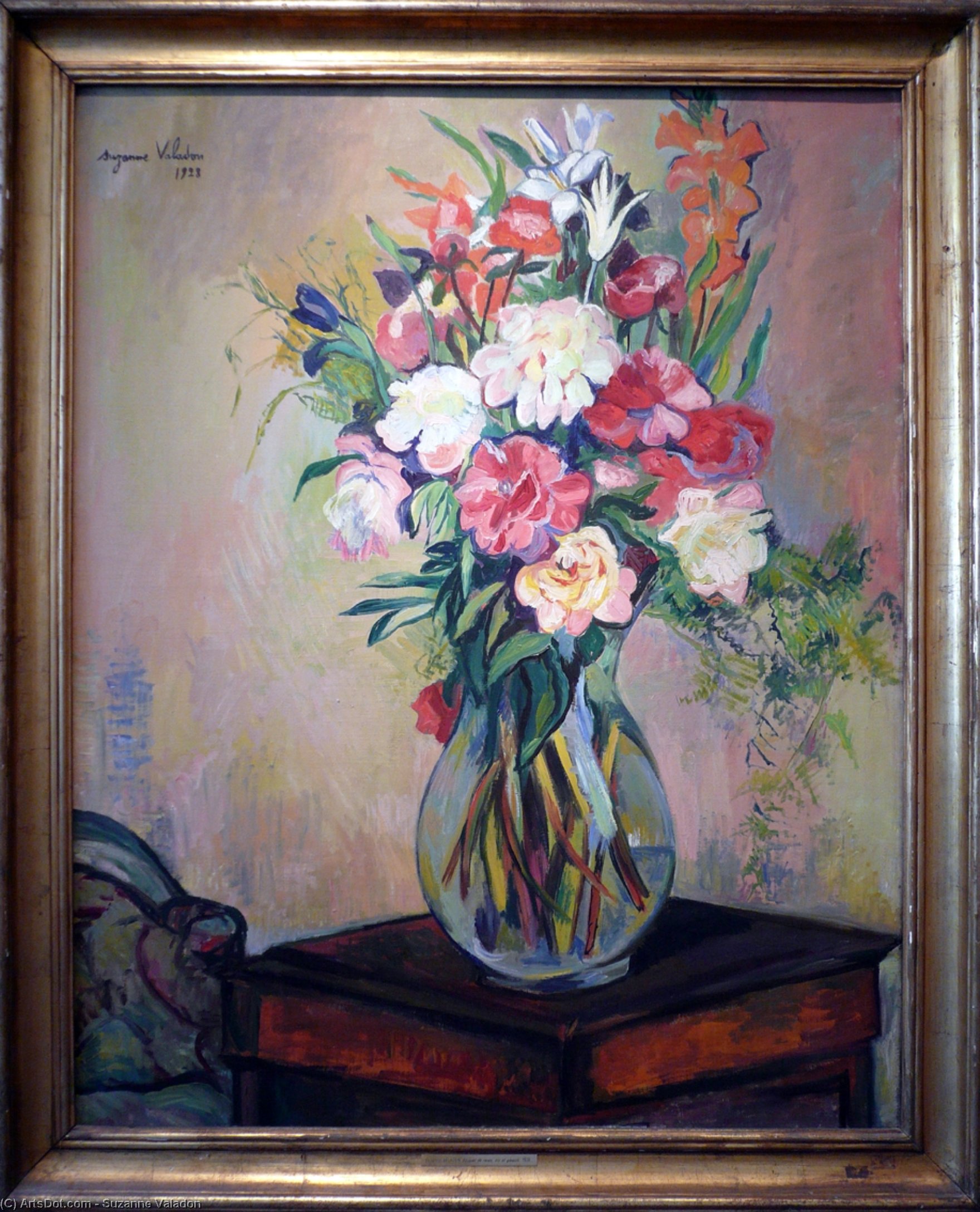 Buy Museum Art Reproductions Bouquet of flowers by Suzanne Valadon (1865-1938, France) | ArtsDot.com