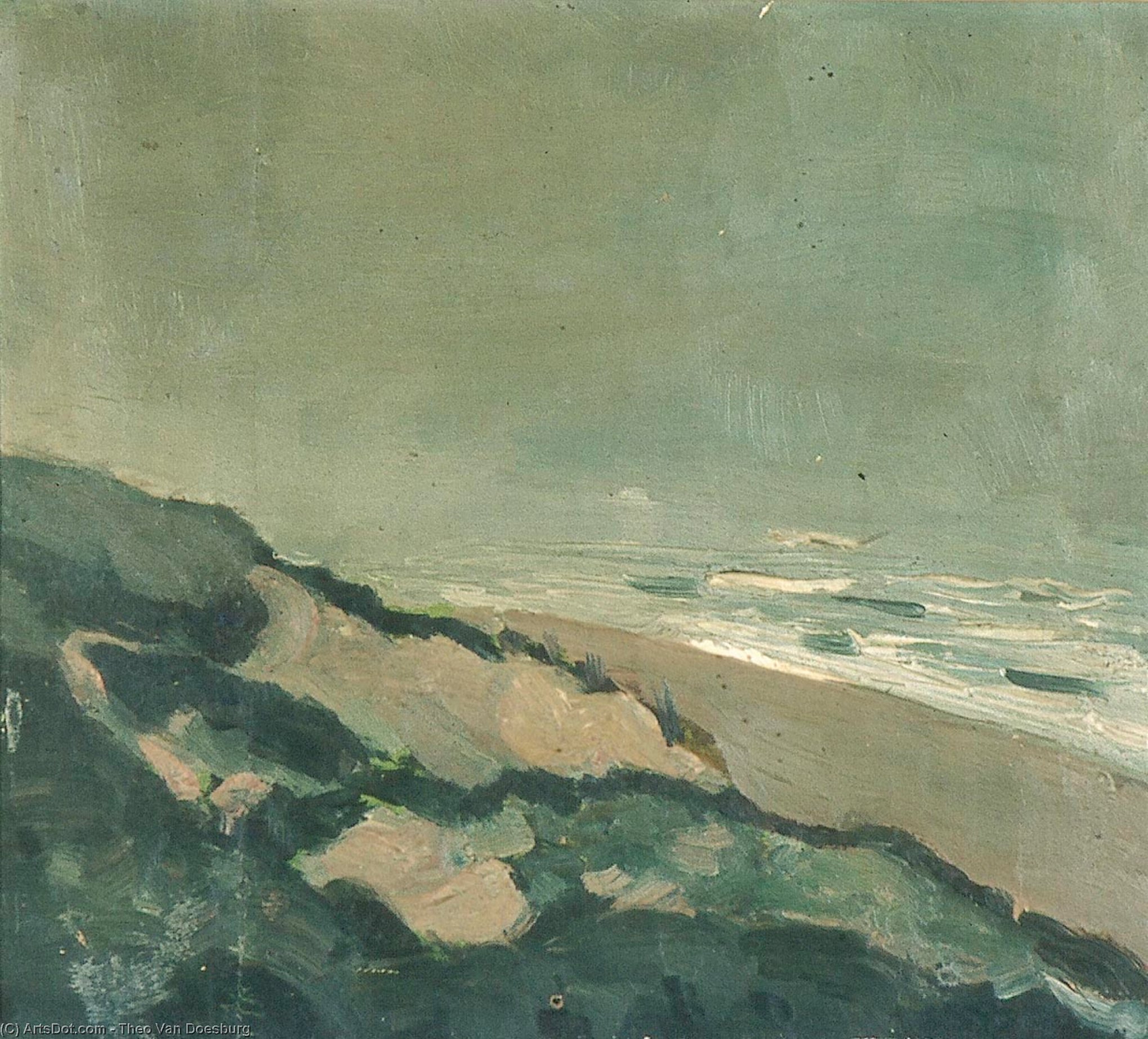 Order Artwork Replica Dunes and sea, 1912 by Theo Van Doesburg (1883-1931, Netherlands) | ArtsDot.com