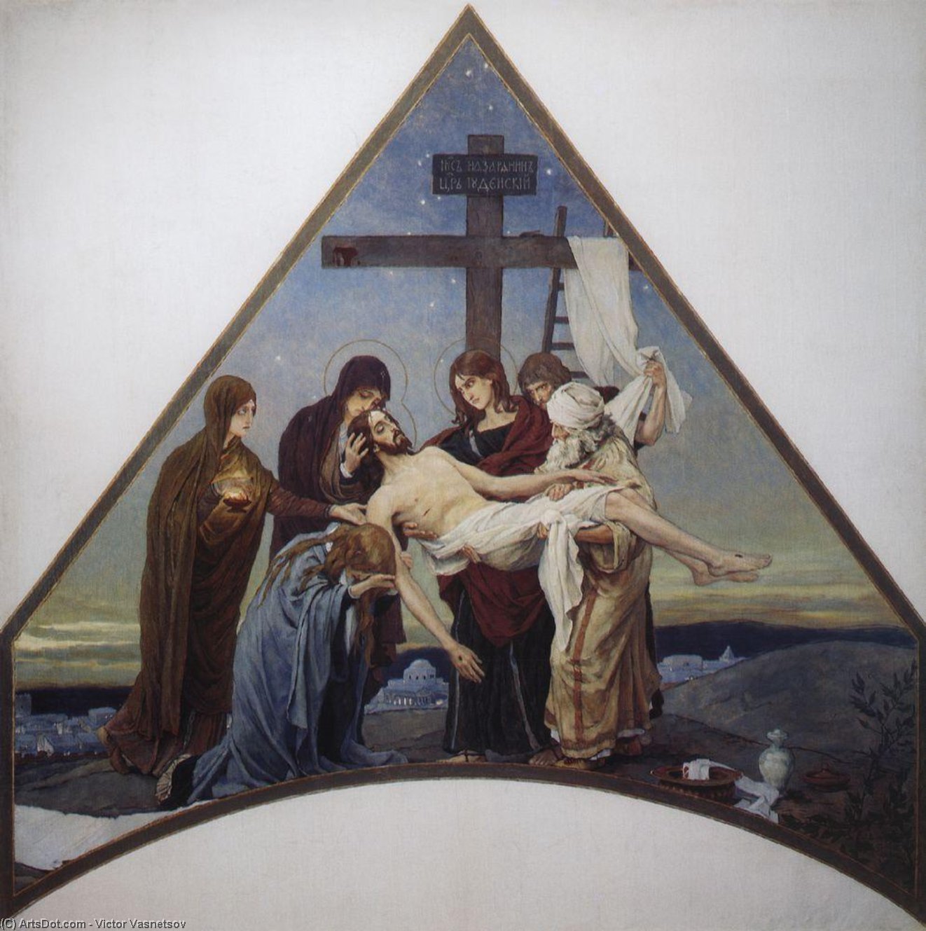 Order Oil Painting Replica Deposition, 1901 by Victor Vasnetsov (1848-1926, Russia) | ArtsDot.com