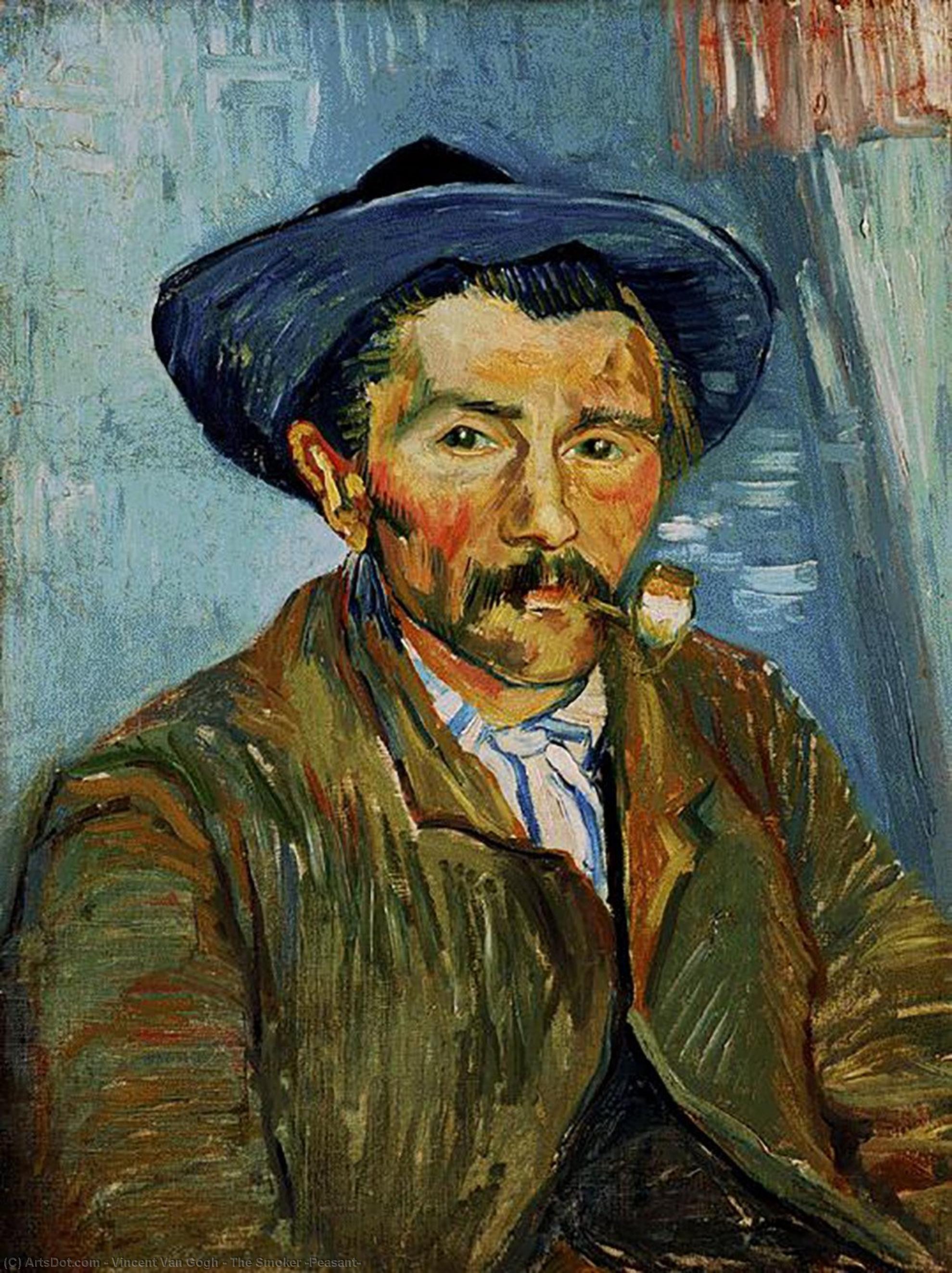 Order Artwork Replica The Smoker (Peasant), 1888 by Vincent Van Gogh (1853-1890, Netherlands) | ArtsDot.com