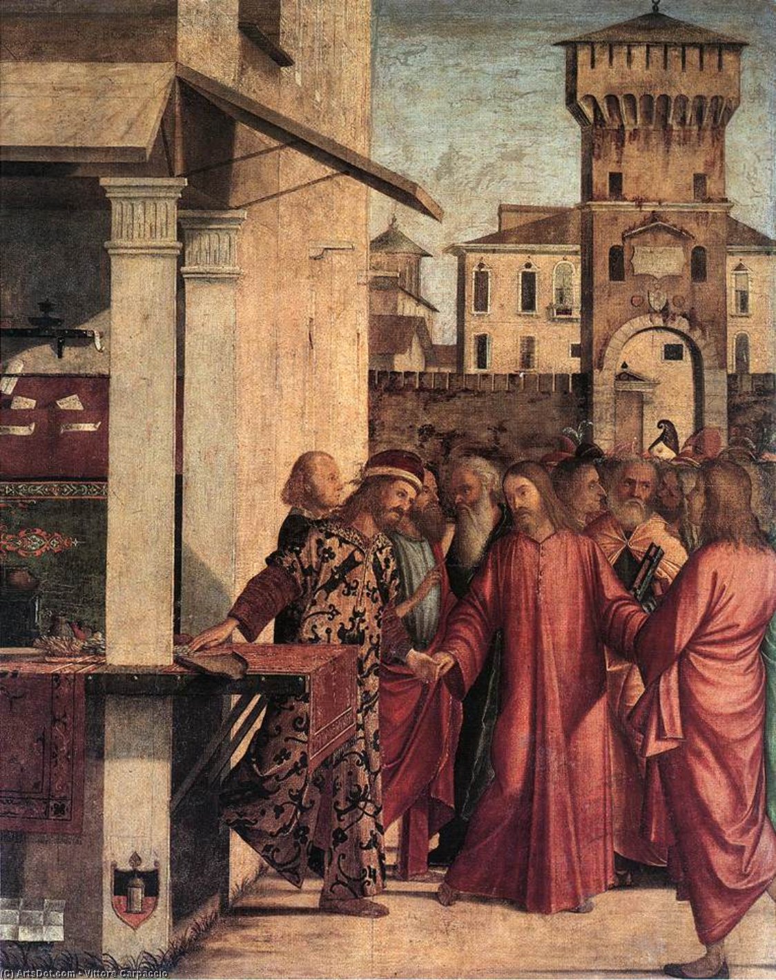 Buy Museum Art Reproductions The Calling of St. Matthew, 1507 by Vittore Carpaccio (1465-1526, Italy) | ArtsDot.com