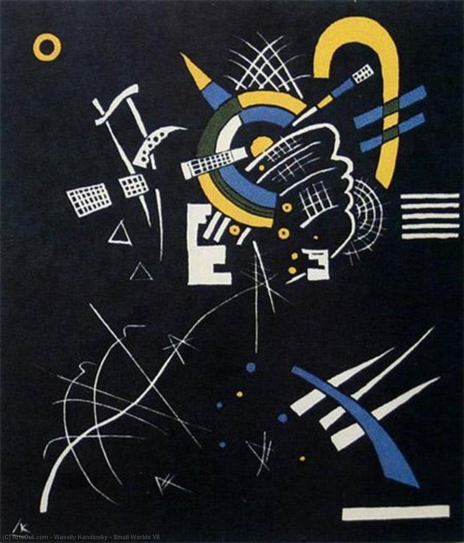 Order Art Reproductions Small Worlds VII, 1922 by Wassily Kandinsky (1866-1944, Russia) | ArtsDot.com