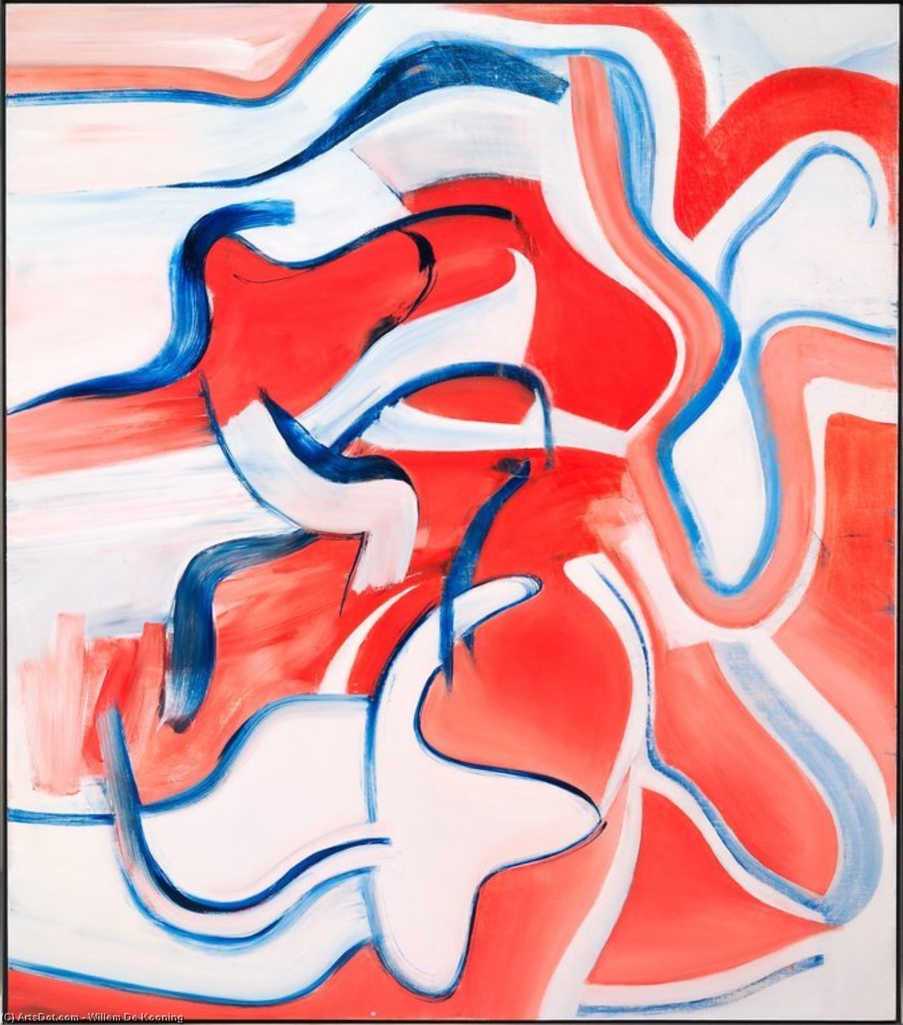 Order Paintings Reproductions Untitled XII, 1983 by Willem De Kooning (Inspired By) (1904-1997, Netherlands) | ArtsDot.com