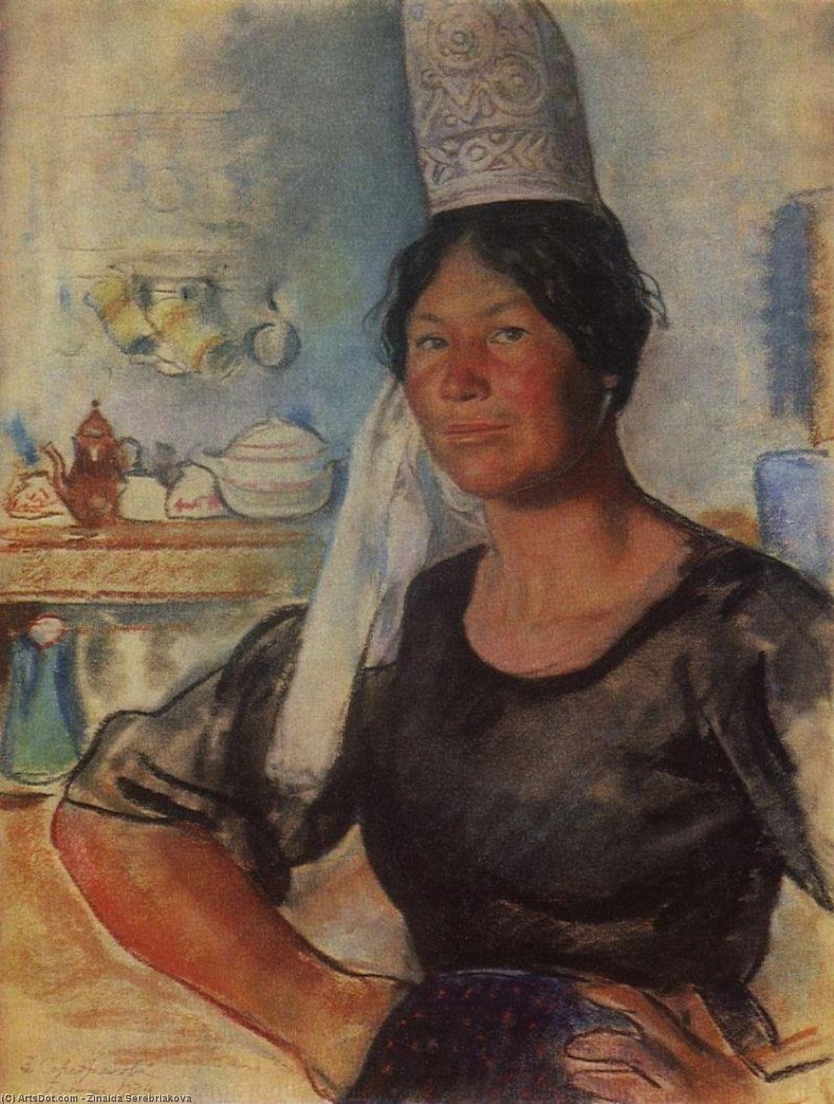 Buy Museum Art Reproductions Breton, 1934 by Zinaida Serebriakova (Inspired By) (1884-1967, Ukraine) | ArtsDot.com