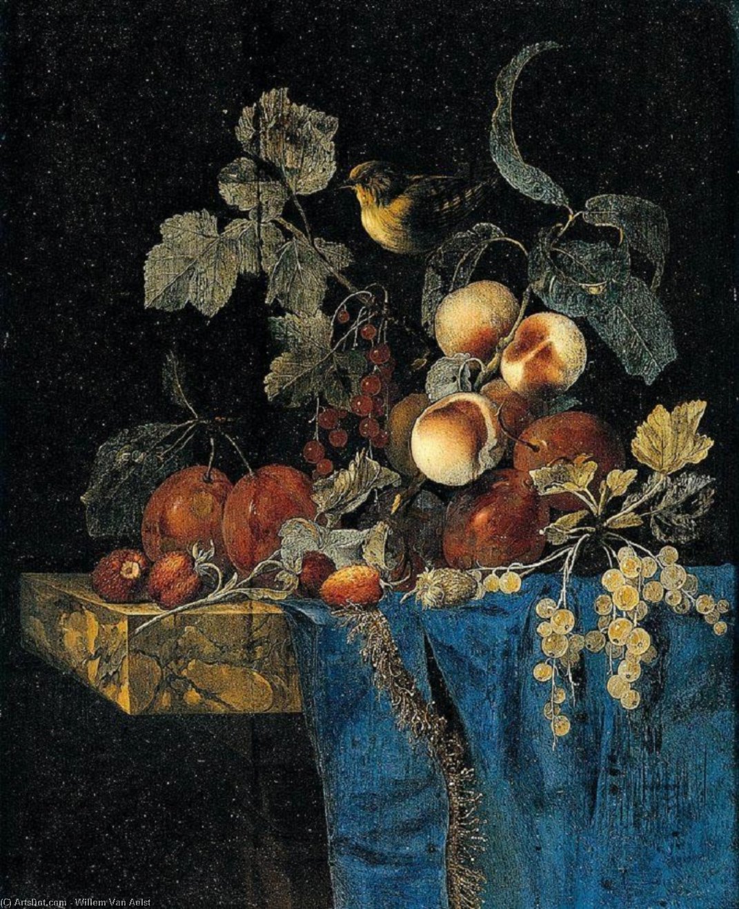 Order Oil Painting Replica Still-Life, 1645 by Willem Van Aelst (1626-1683, Netherlands) | ArtsDot.com