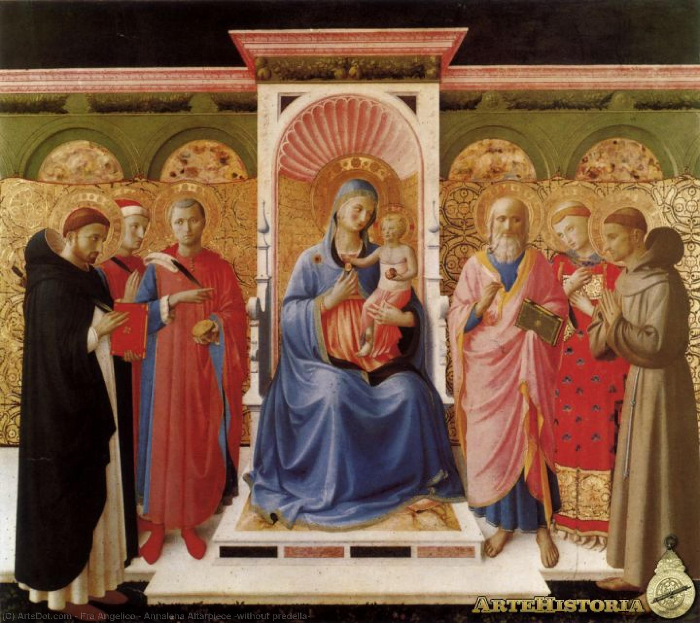 Order Art Reproductions Annalena Altarpiece (without predella), 1435 by Fra Angelico (1395-1455, Italy) | ArtsDot.com