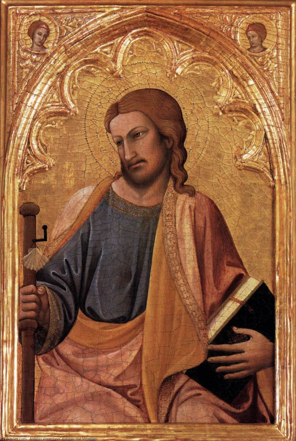 Apostle James the Greater, 1384 by Antonio Veneziano (Antonio The Venetian) Antonio Veneziano (Antonio The Venetian) | ArtsDot.com