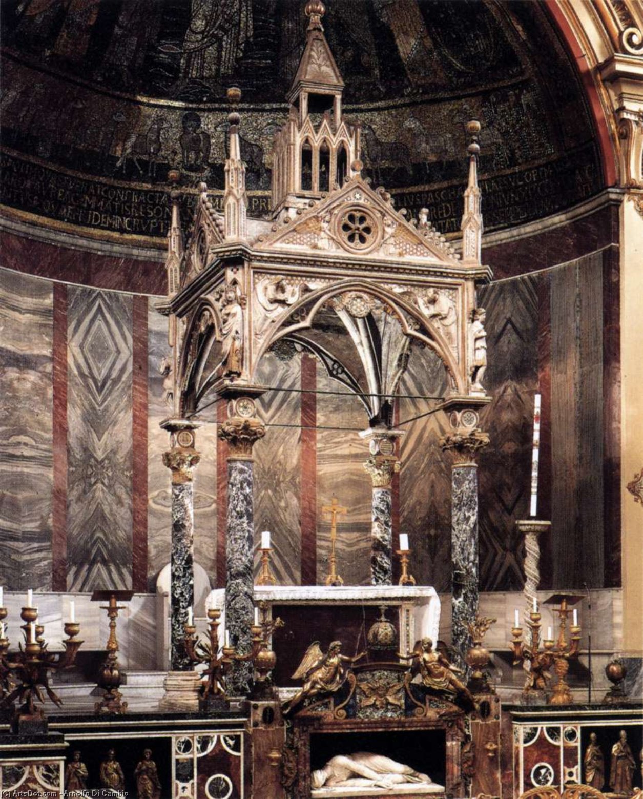 Order Artwork Replica Tabernacle, 1293 by Arnolfo Di Cambio (1245-1310, Italy) | ArtsDot.com