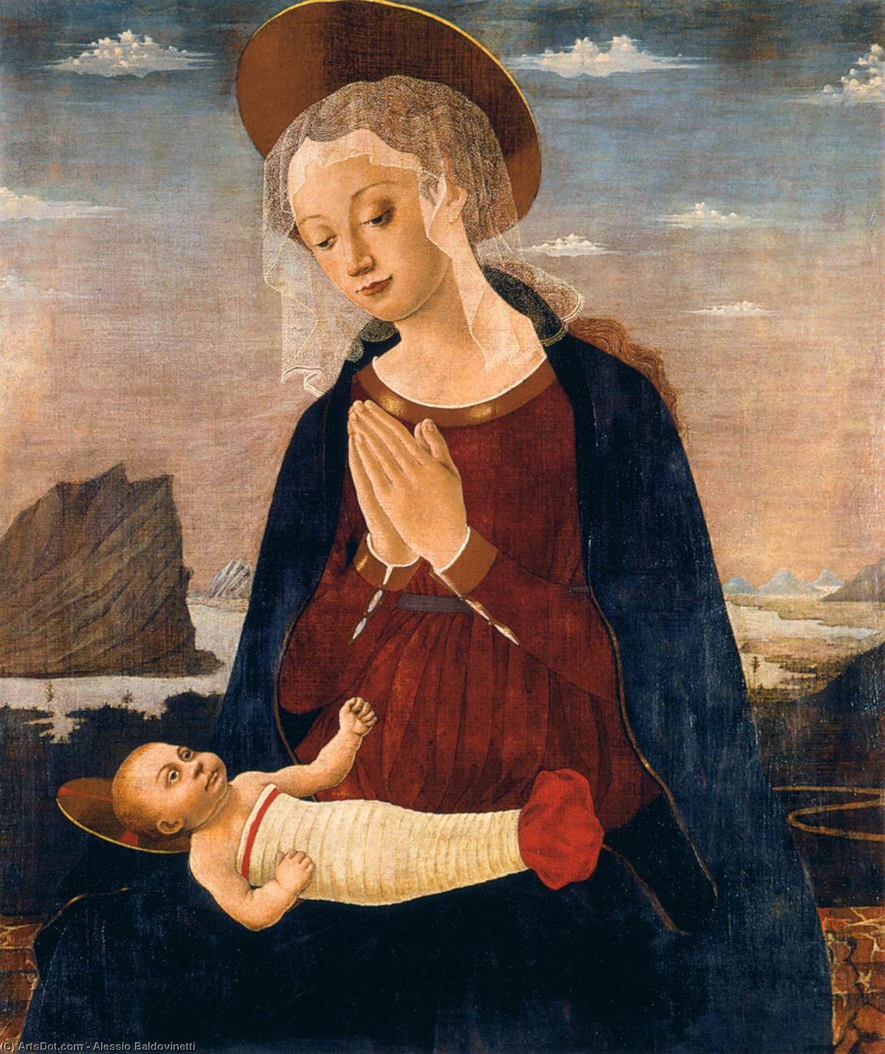 Order Artwork Replica Virgin and Child, 1455 by Alessio Baldovinetti (1425-1499, Italy) | ArtsDot.com