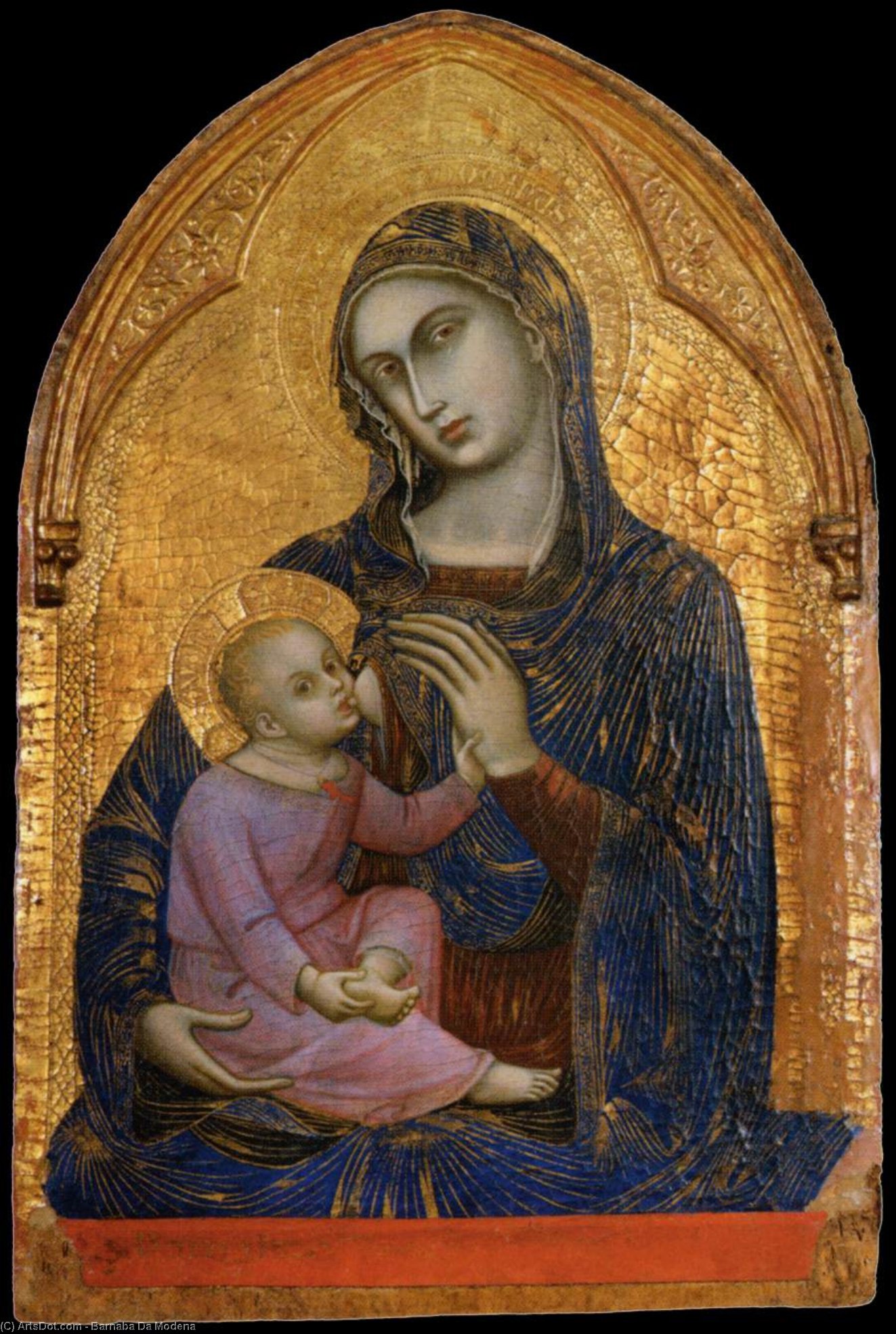 Order Artwork Replica Virgin and Child, 1370 by Barnaba Da Modena (1328-1386, Italy) | ArtsDot.com