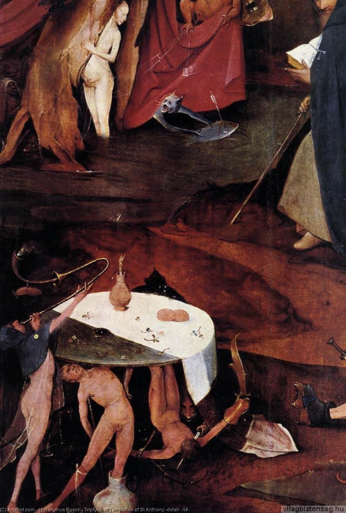 Buy Museum Art Reproductions Triptych of Temptation of St Anthony (detail) (14), 1505 by Hieronymus Bosch (1450-1516, Netherlands) | ArtsDot.com