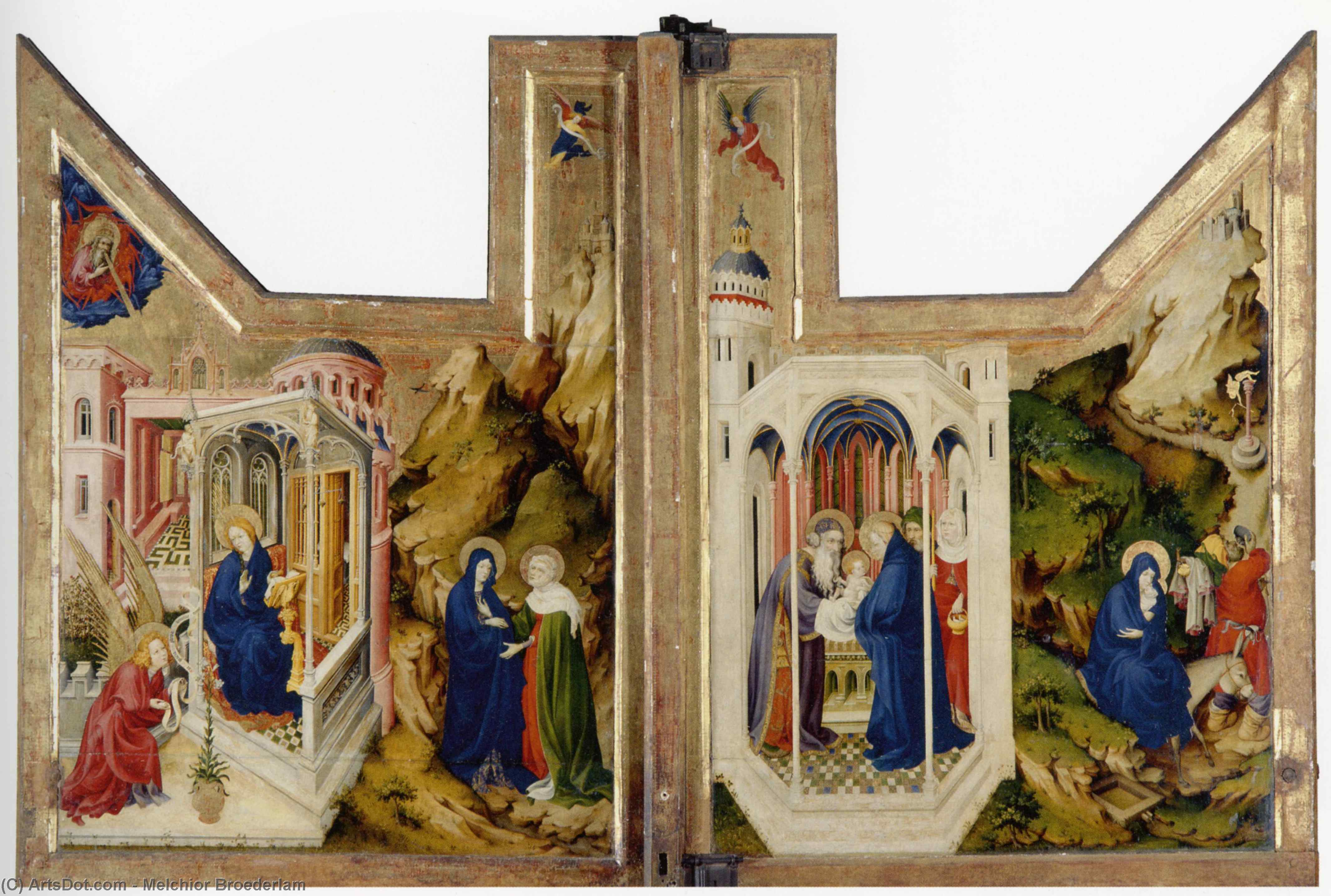 Comprar Reproducciones De Arte Del Museo El Altar Dijon, 1393 de Melchior Broederlam (1350-1409, Belgium) | ArtsDot.com