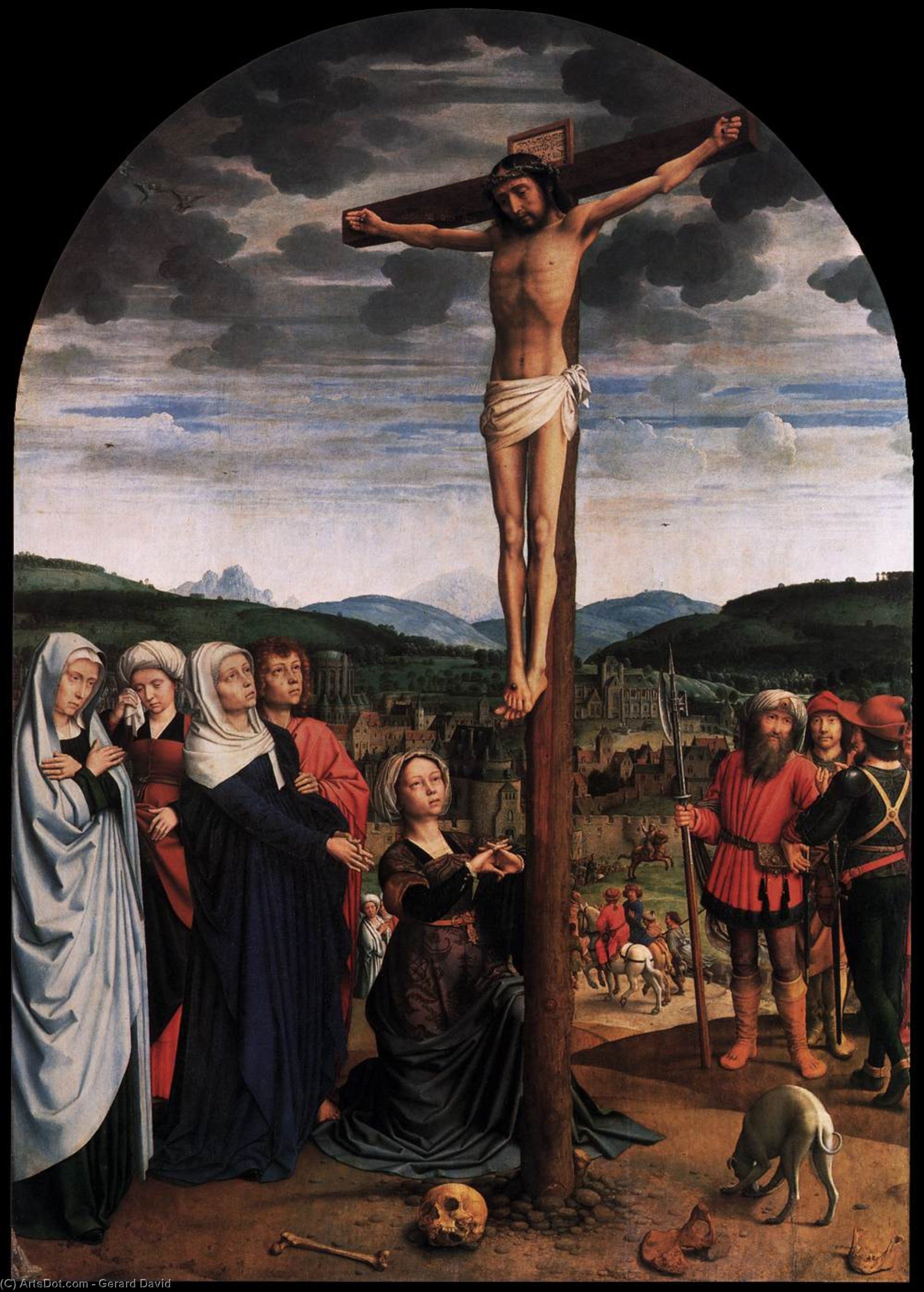 Order Oil Painting Replica Crucifixion, 1515 by Gerard David (1450-1523, Netherlands) | ArtsDot.com