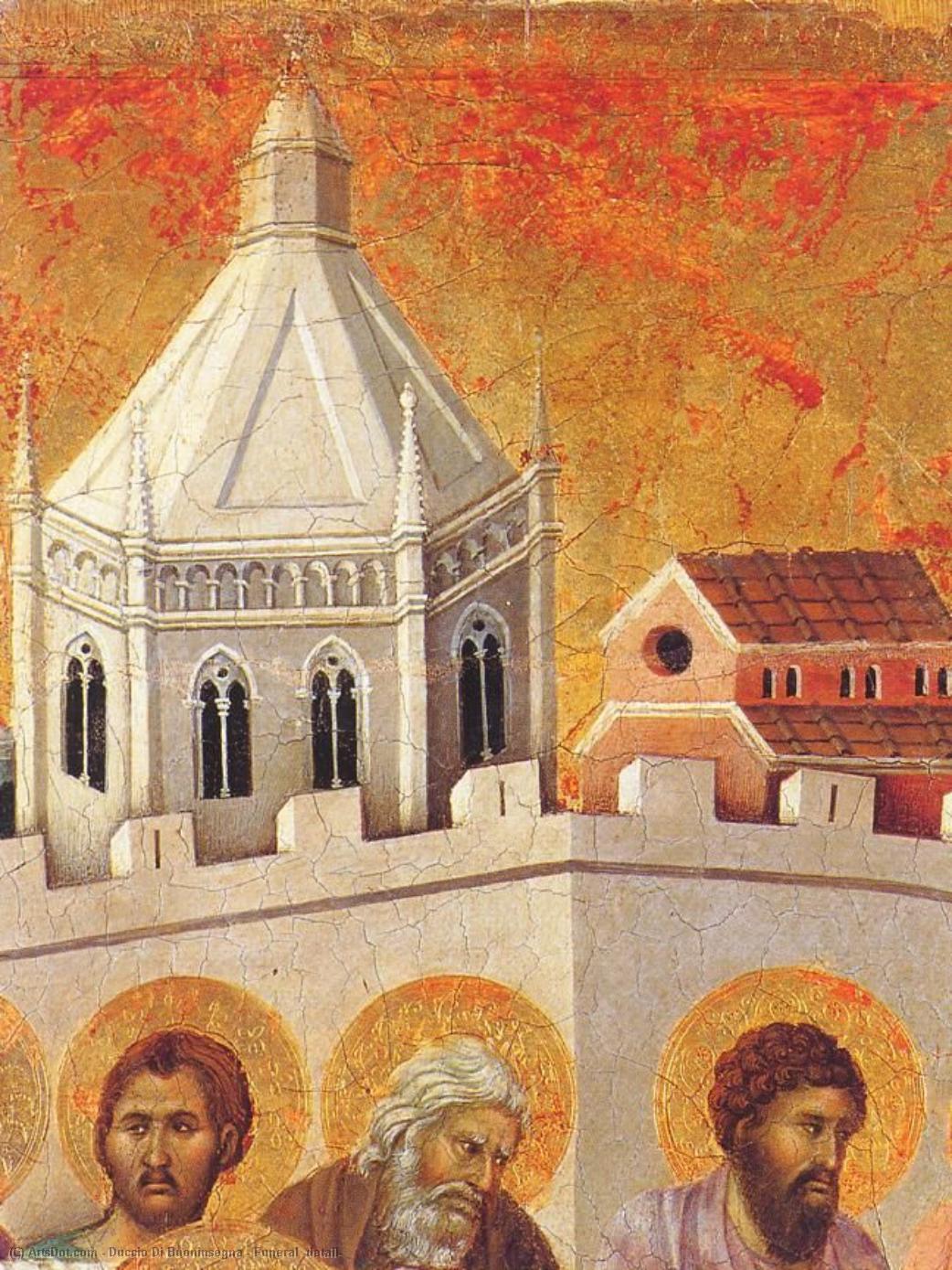 Order Oil Painting Replica Funeral (detail), 1308 by Duccio Di Buoninsegna (1255-1319, Italy) | ArtsDot.com