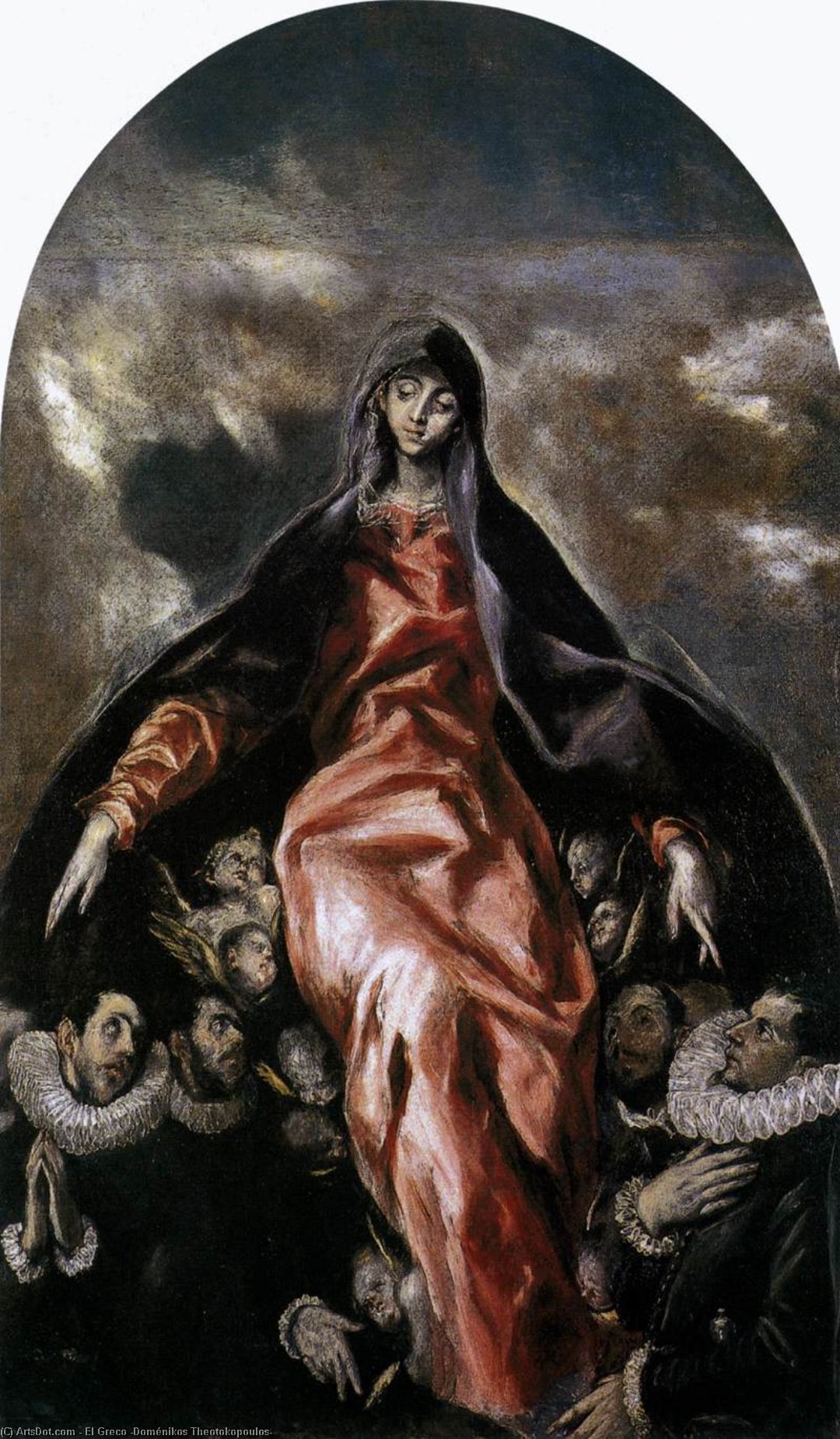 Buy Museum Art Reproductions The Madonna of Charity, 1603 by El Greco (Doménikos Theotokopoulos) (1541-1614, Greece) | ArtsDot.com