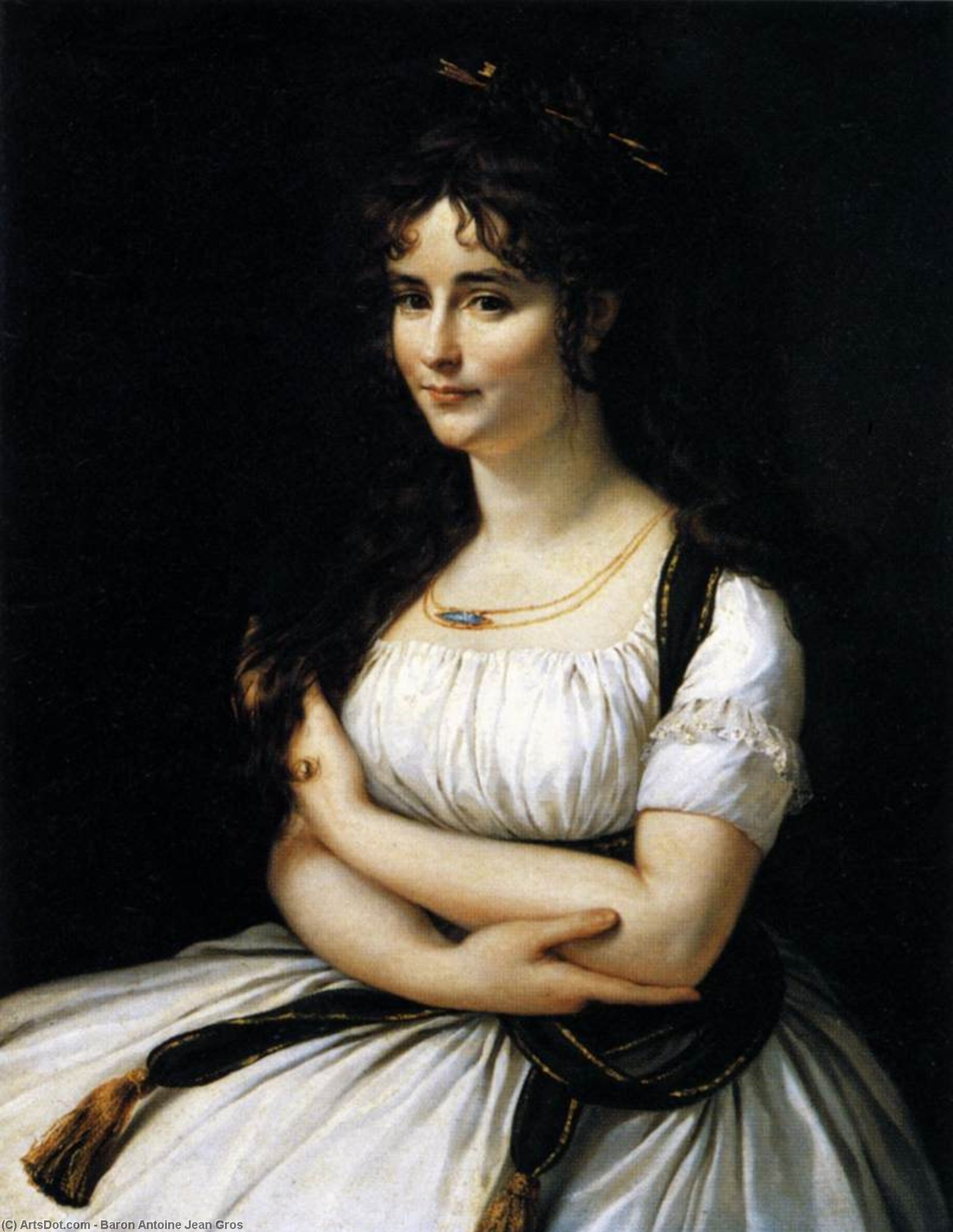 Order Oil Painting Replica Madame Pasteur, 1795 by Baron Antoine Jean Gros (1771-1835, France) | ArtsDot.com