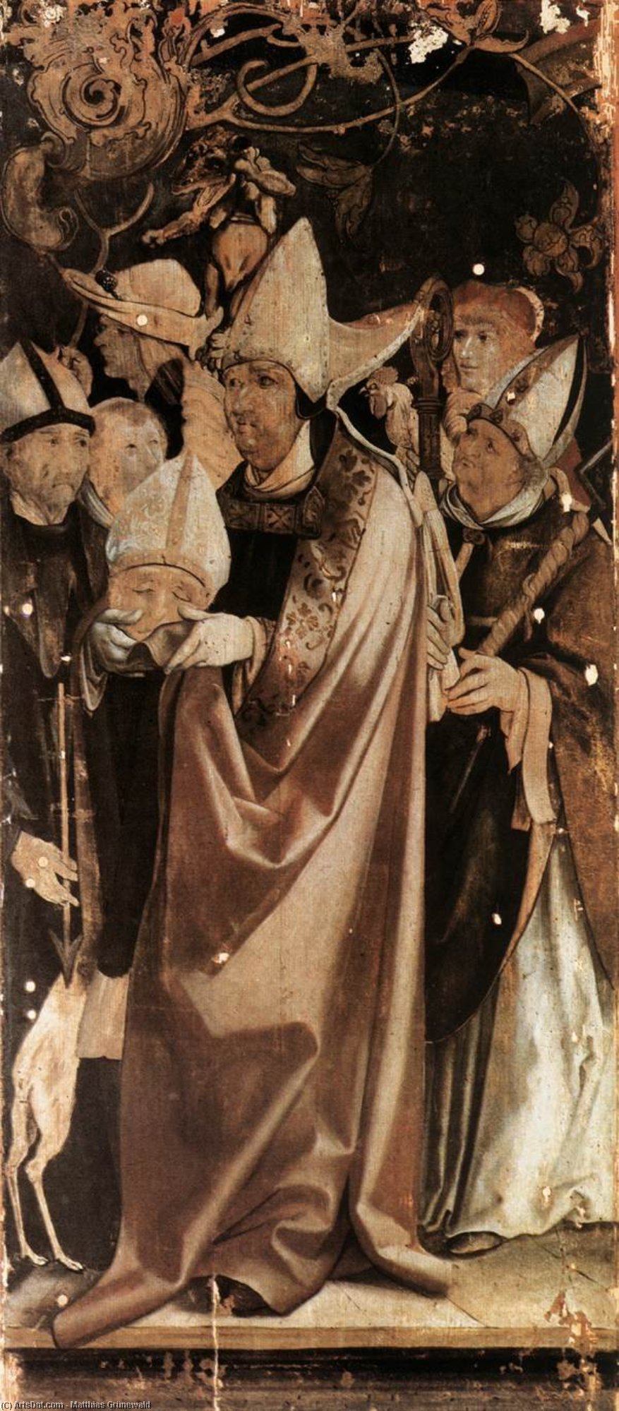 Buy Museum Art Reproductions Fourteen Saints Altarpiece (detail), 1503 by Matthias Grünewald (1480-1528, Germany) | ArtsDot.com