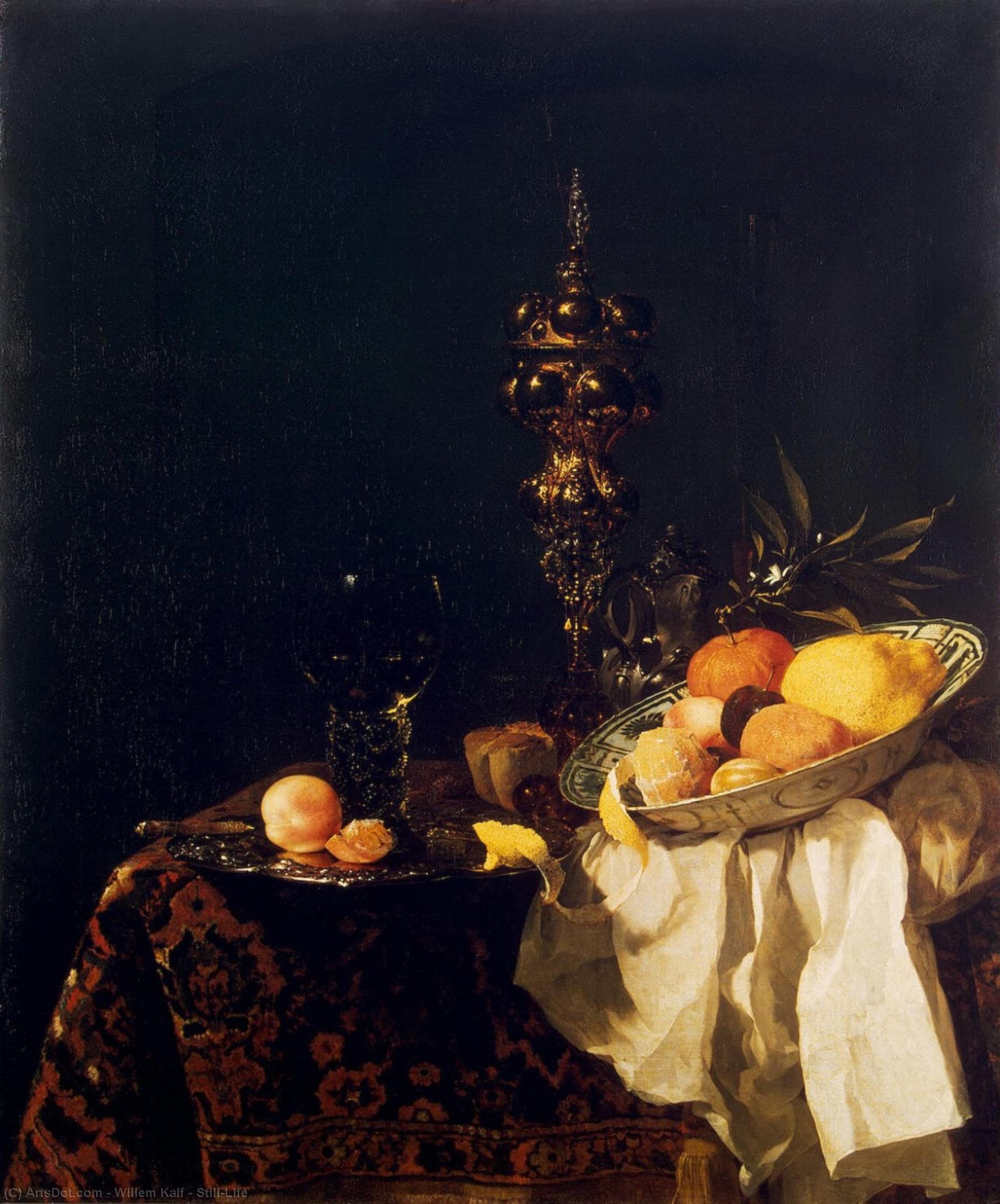 Order Paintings Reproductions Still-Life, 1653 by Willem Kalf (1619-1693, Netherlands) | ArtsDot.com