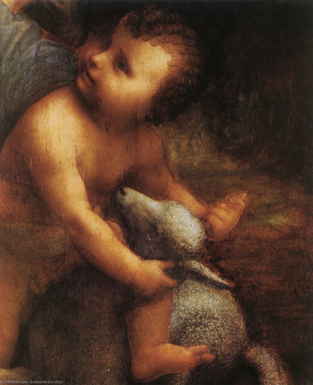Order Oil Painting Replica The Virgin and Child with St Anne (detail), 1510 by Leonardo Da Vinci (1452-1519, Italy) | ArtsDot.com