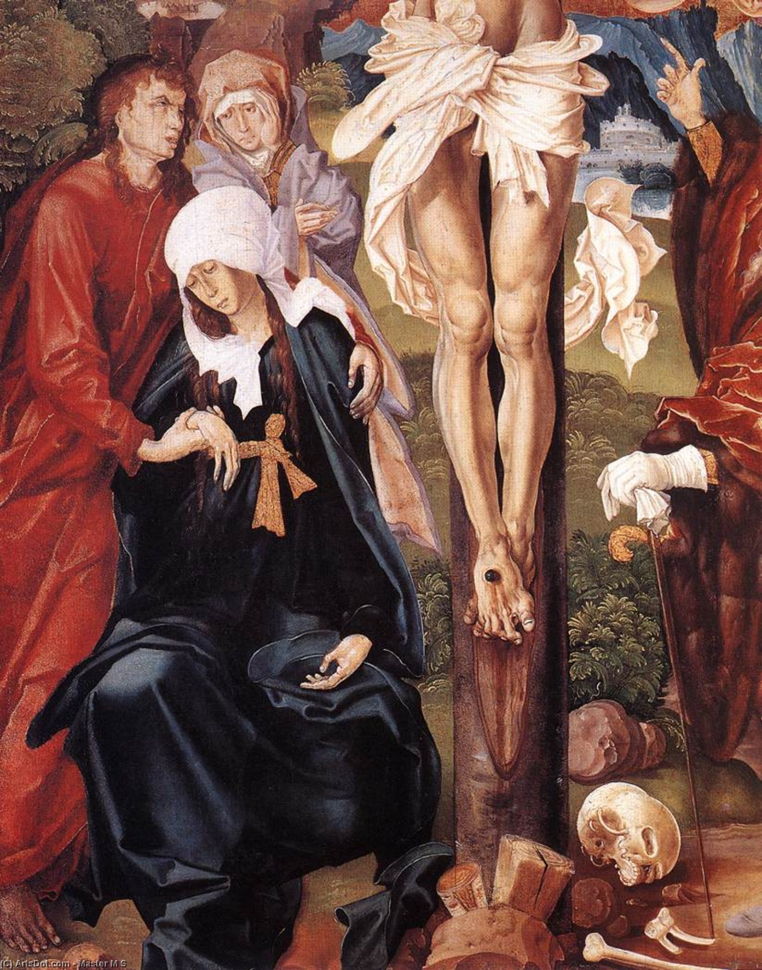 The Crucifixion (detail), 1506 by Master M S Master M S | ArtsDot.com