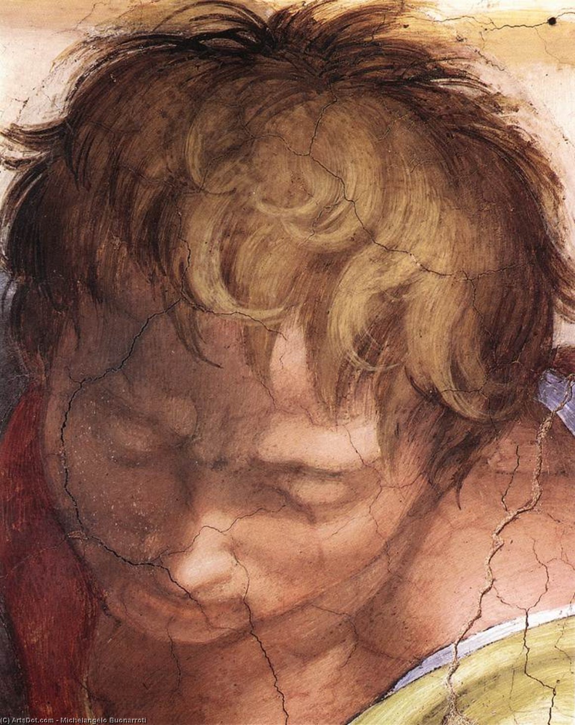 Buy Museum Art Reproductions David and Goliath (detail), 1509 by Michelangelo Buonarroti (1475-1564, Italy) | ArtsDot.com