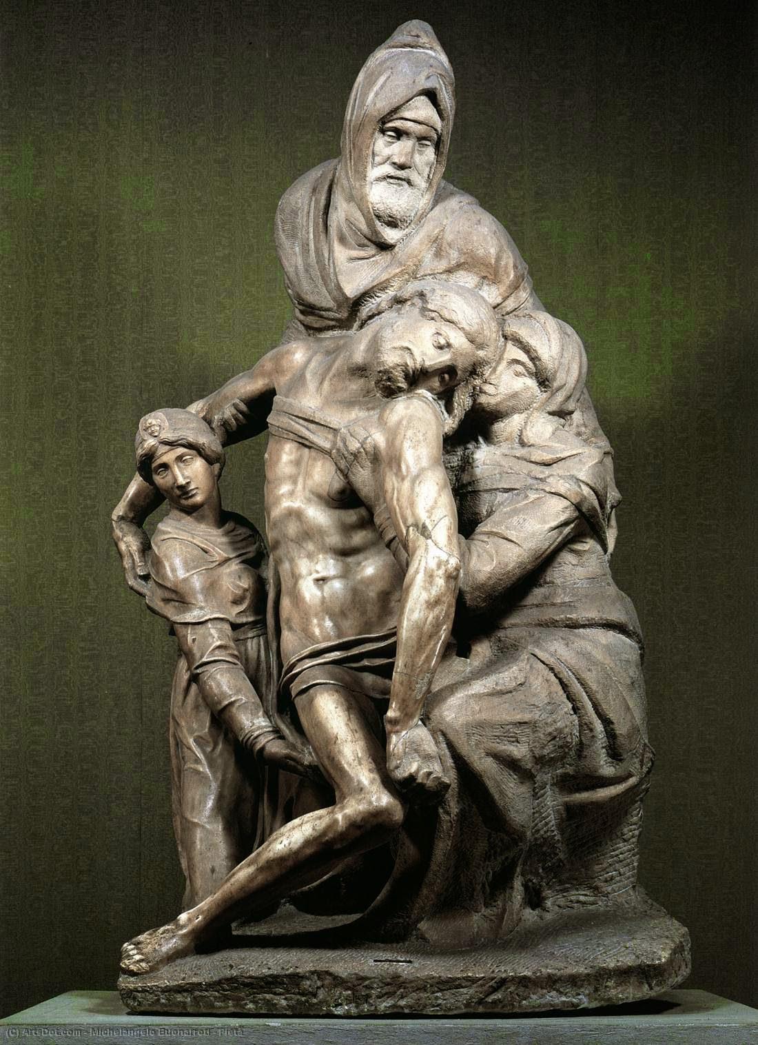 Order Artwork Replica Pietà, 1550 by Michelangelo Buonarroti (1475-1564, Italy) | ArtsDot.com