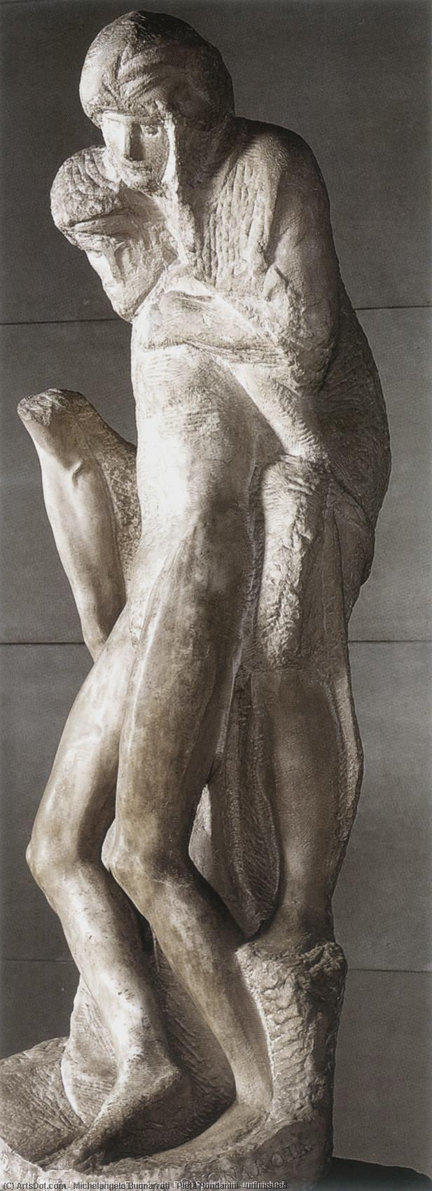 Ordinare Riproduzioni Di Quadri Pietà Rondanini, (incompiuto), 1552 di Michelangelo Buonarroti (1475-1564, Italy) | ArtsDot.com