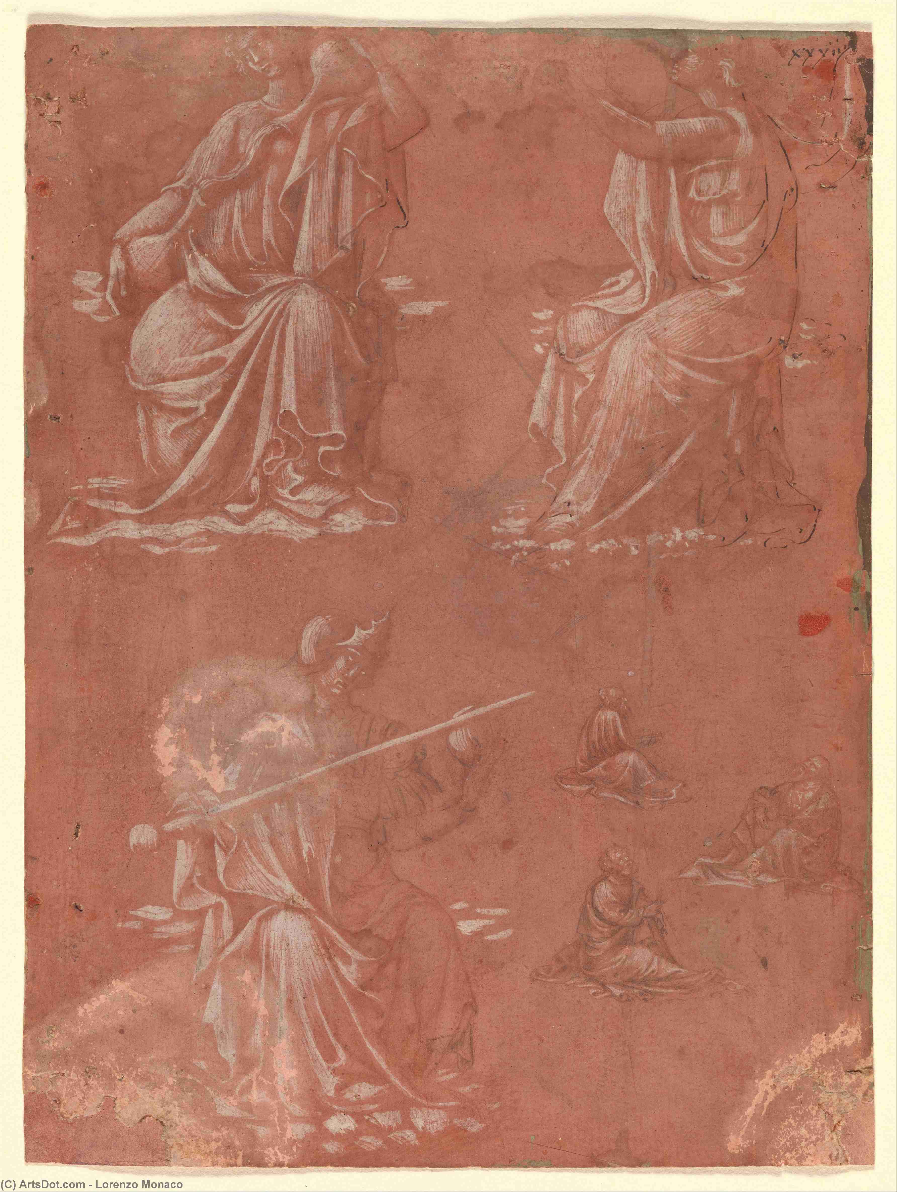 Order Oil Painting Replica Studies, 1417 by Lorenzo Monaco (1370-1425, Italy) | ArtsDot.com