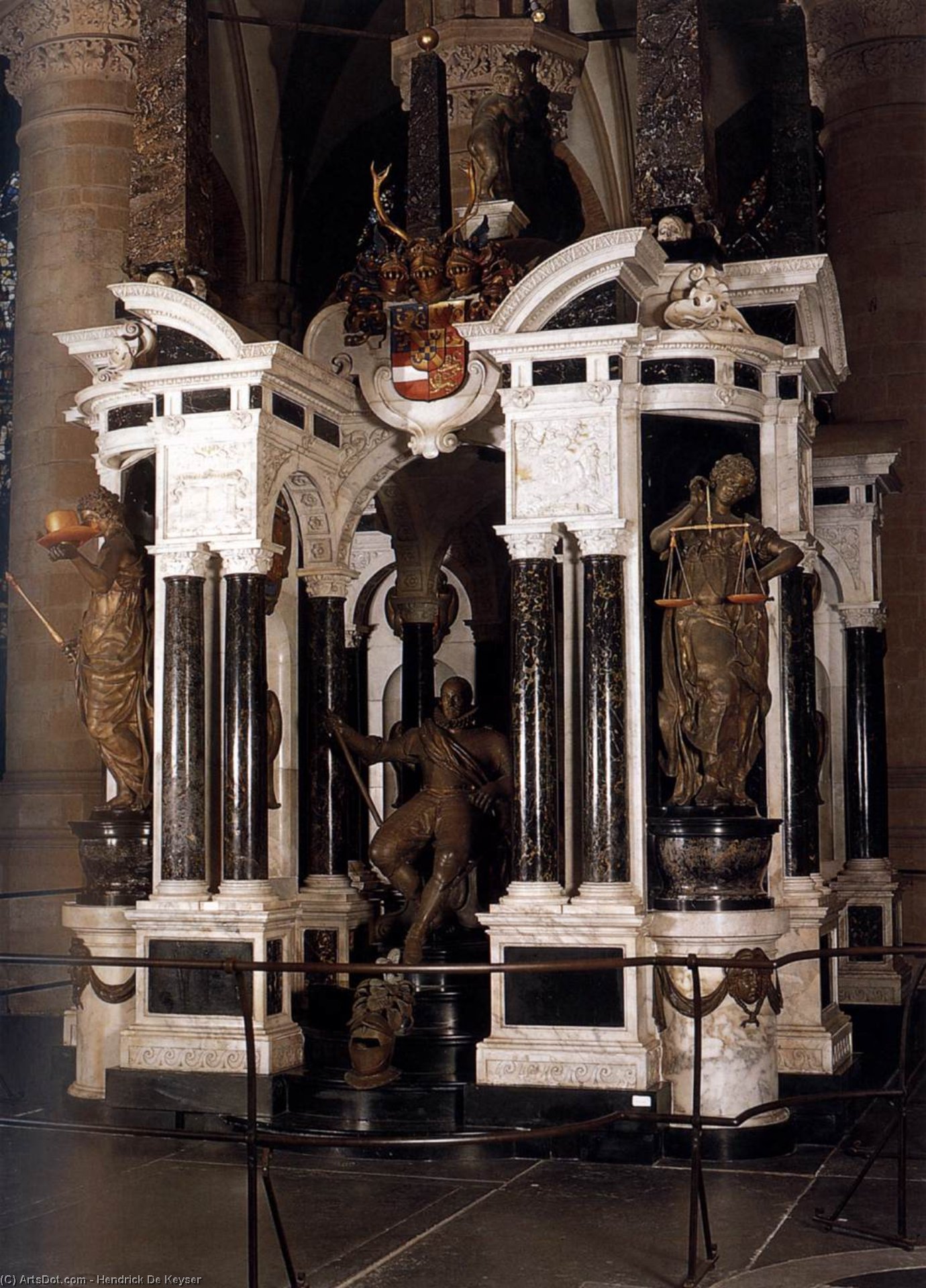 Buy Museum Art Reproductions Tomb of William the Silent, 1614 by Hendrick De Keyser (1565-1621, Netherlands) | ArtsDot.com