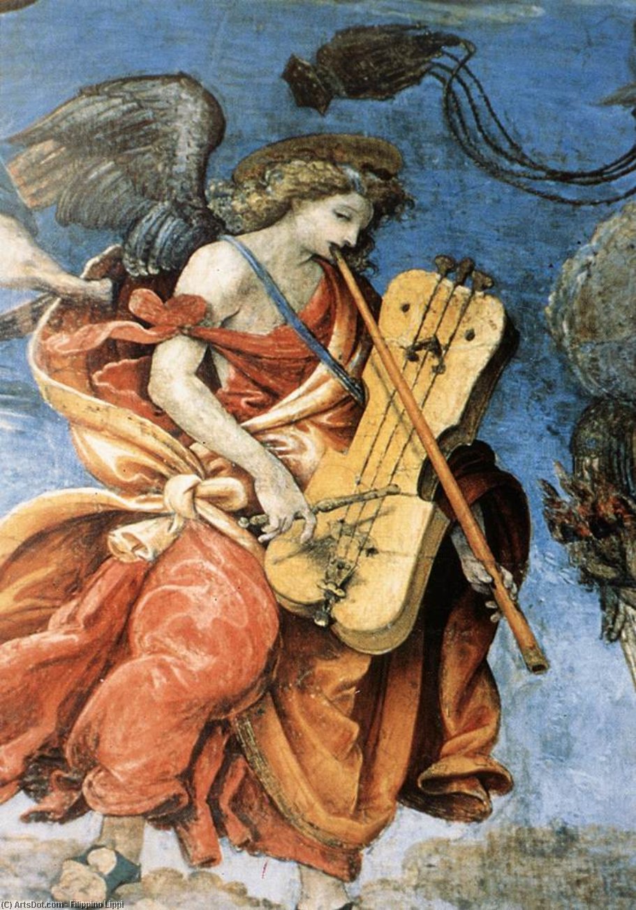 Pedir Reproducciones De Pinturas Asunción y Anunciación (detalles), 1489 de Filippino Lippi (1457-1504, Italy) | ArtsDot.com
