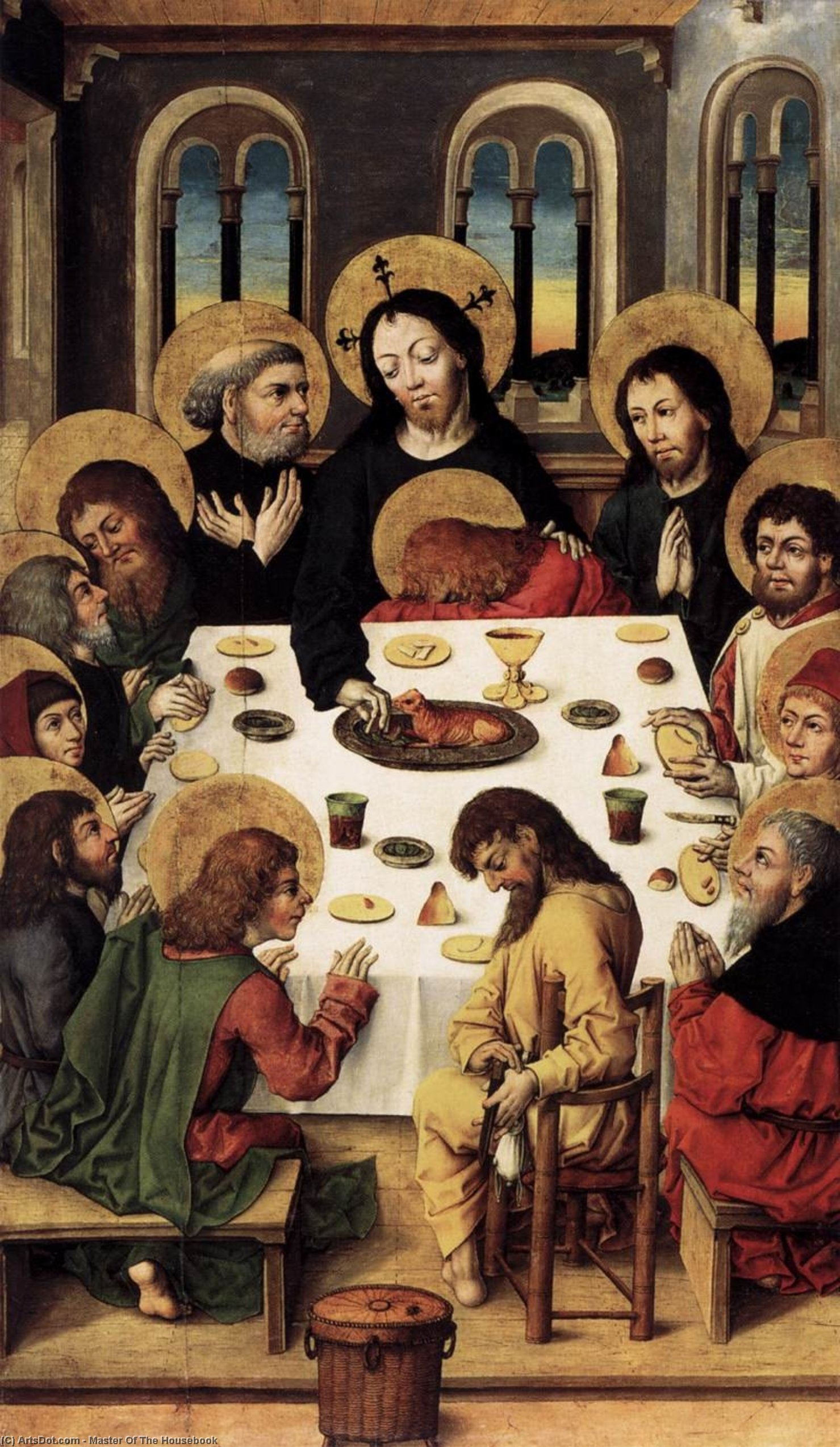 The Last Supper, 1475 by Master Of The Housebook Master Of The Housebook | ArtsDot.com