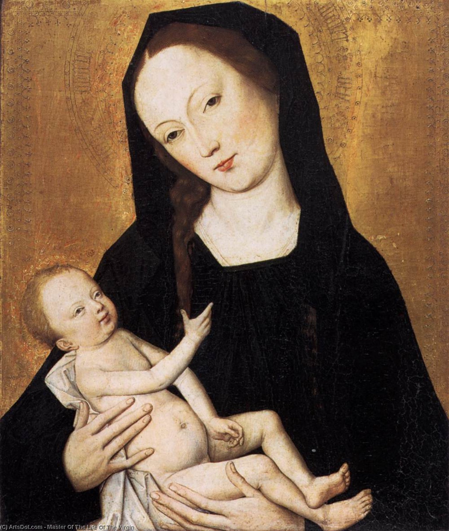 Virgin and Child, 1470 by Master Of The Life Of The Virgin Master Of The Life Of The Virgin | ArtsDot.com