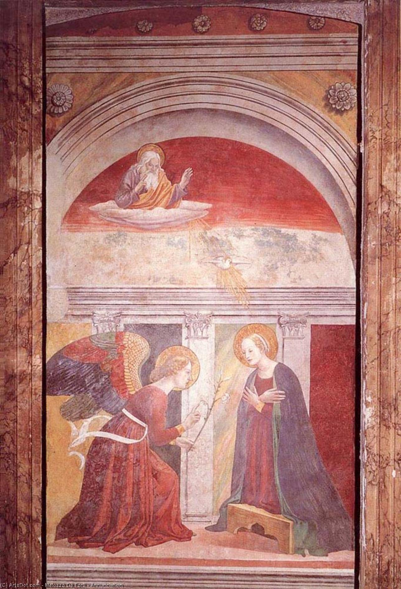 Buy Museum Art Reproductions Annunciation by Melozzo Da Forli (1438-1494, Italy) | ArtsDot.com