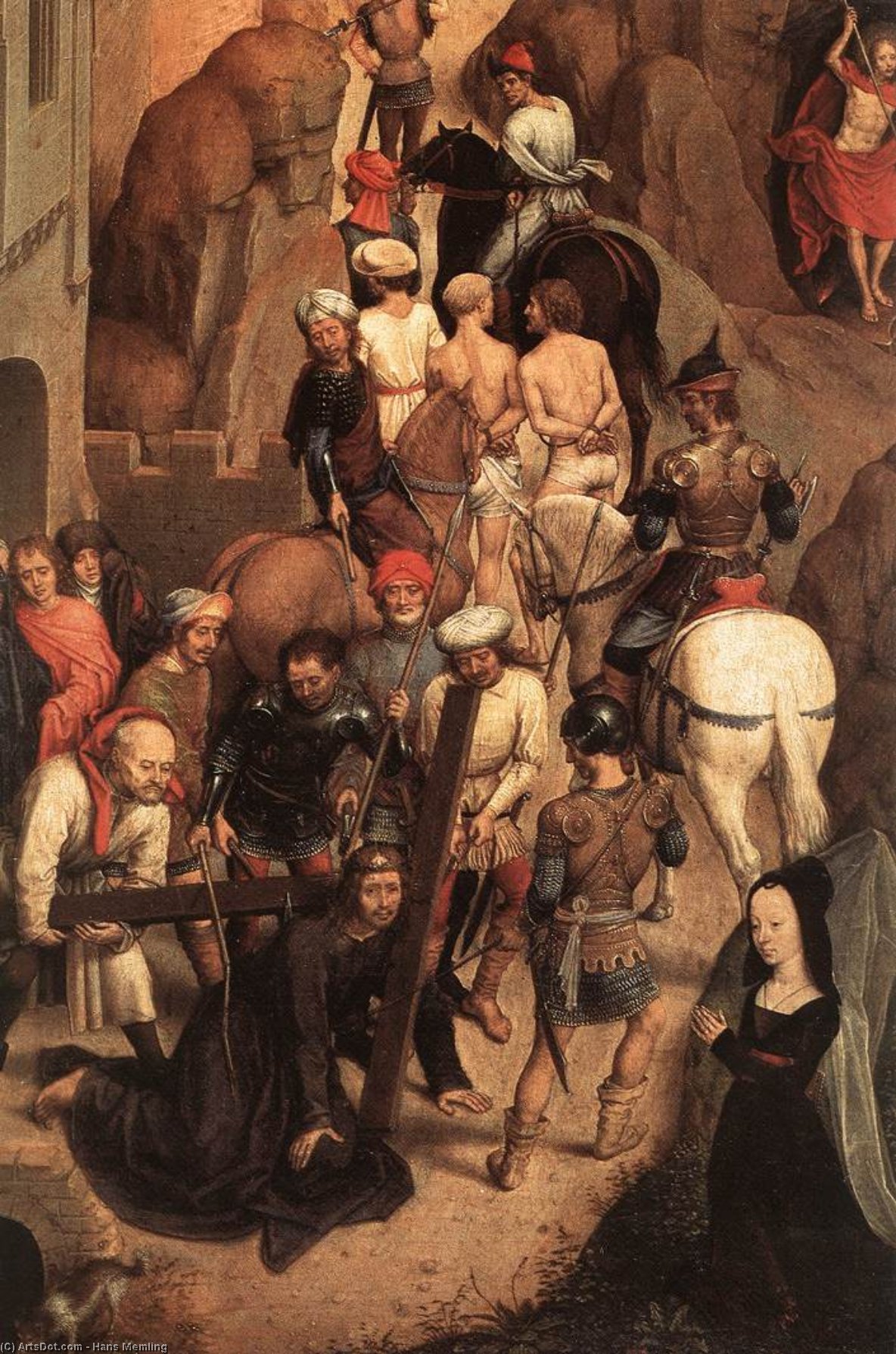 Buy Museum Art Reproductions Scenes from the Passion of Christ (detail) (13), 1470 by Hans Memling (1430-1494, Germany) | ArtsDot.com