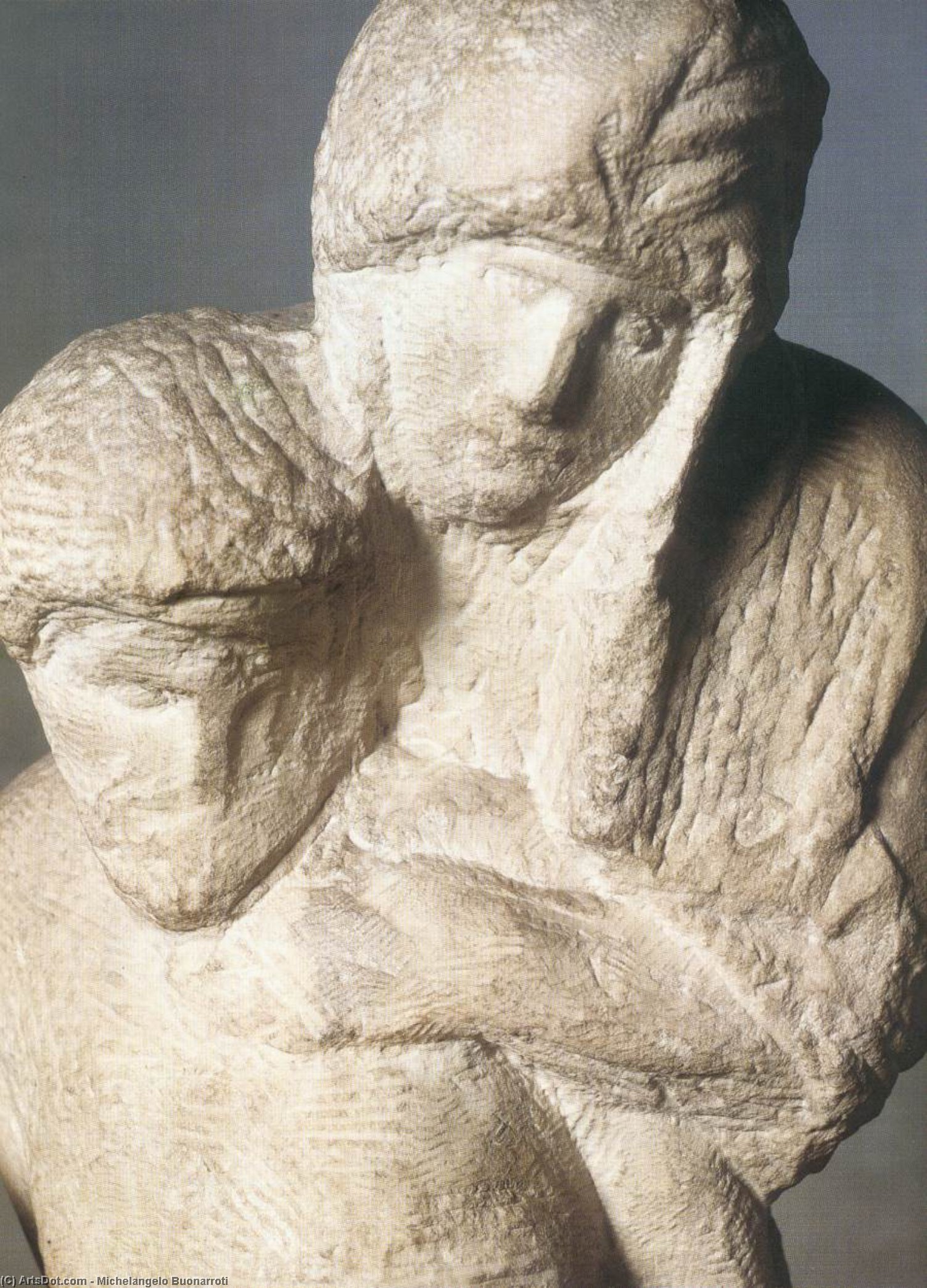 Compra Riproduzioni D'arte Del Museo Pietà Rondanini (particolare), 1552 di Michelangelo Buonarroti (1475-1564, Italy) | ArtsDot.com