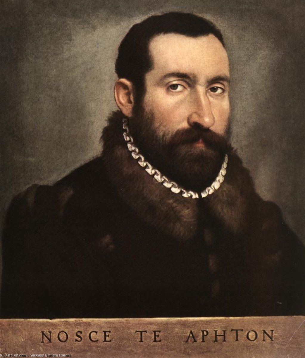 Buy Museum Art Reproductions Portrait of a Man by Giovanni Battista Moroni (1525-1578, Italy) | ArtsDot.com