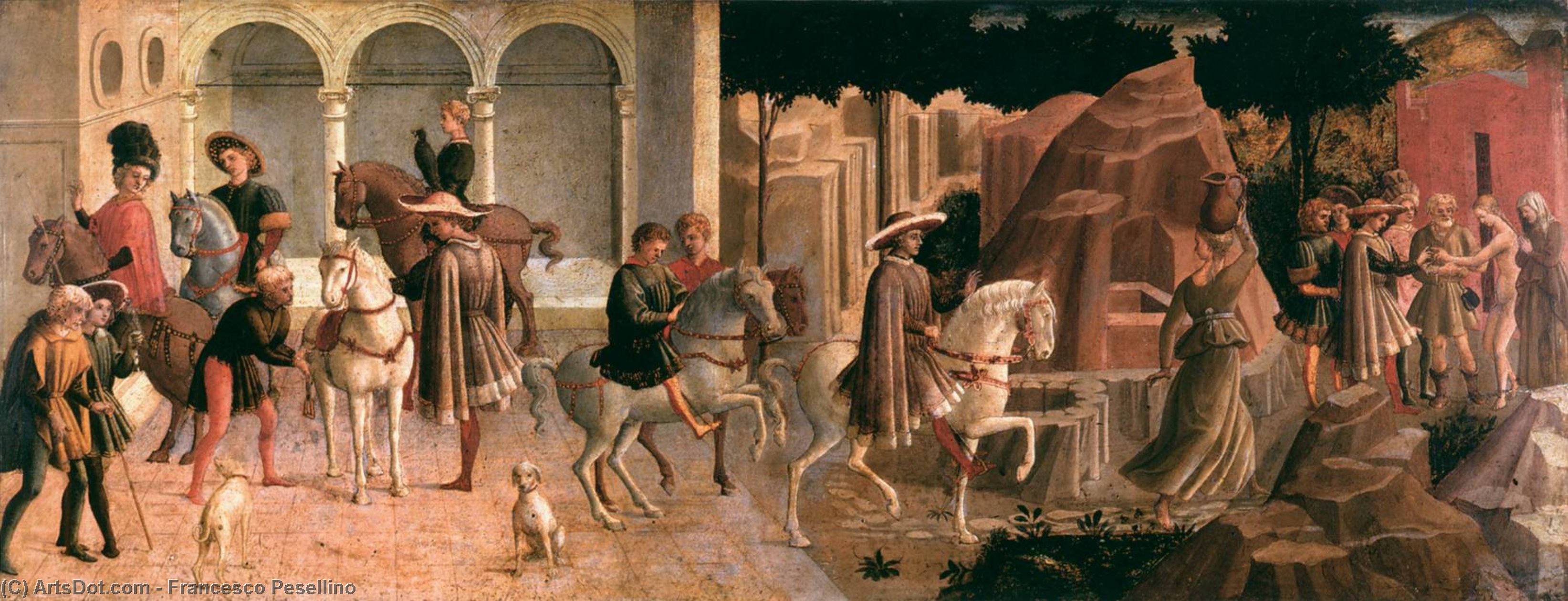 Order Artwork Replica Episode from the Story of Griselda, 1445 by Francesco Di Stefano Pesellino (1422-1457) | ArtsDot.com