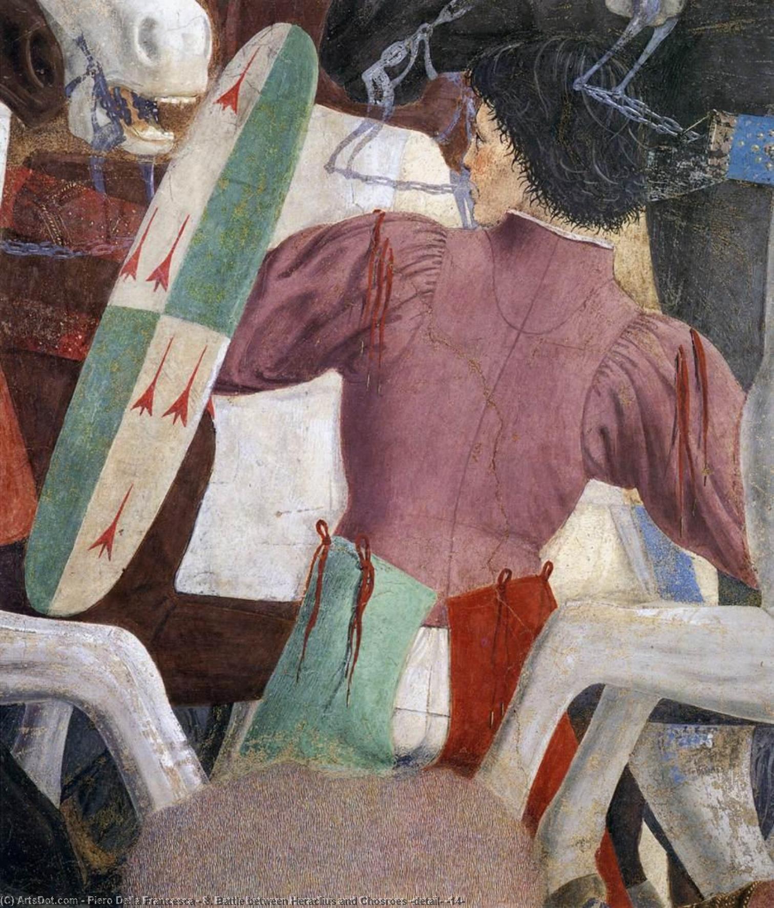 Order Oil Painting Replica 8. Battle between Heraclius and Chosroes (detail) (14), 1452 by Piero Della Francesca (1415-1492, Italy) | ArtsDot.com