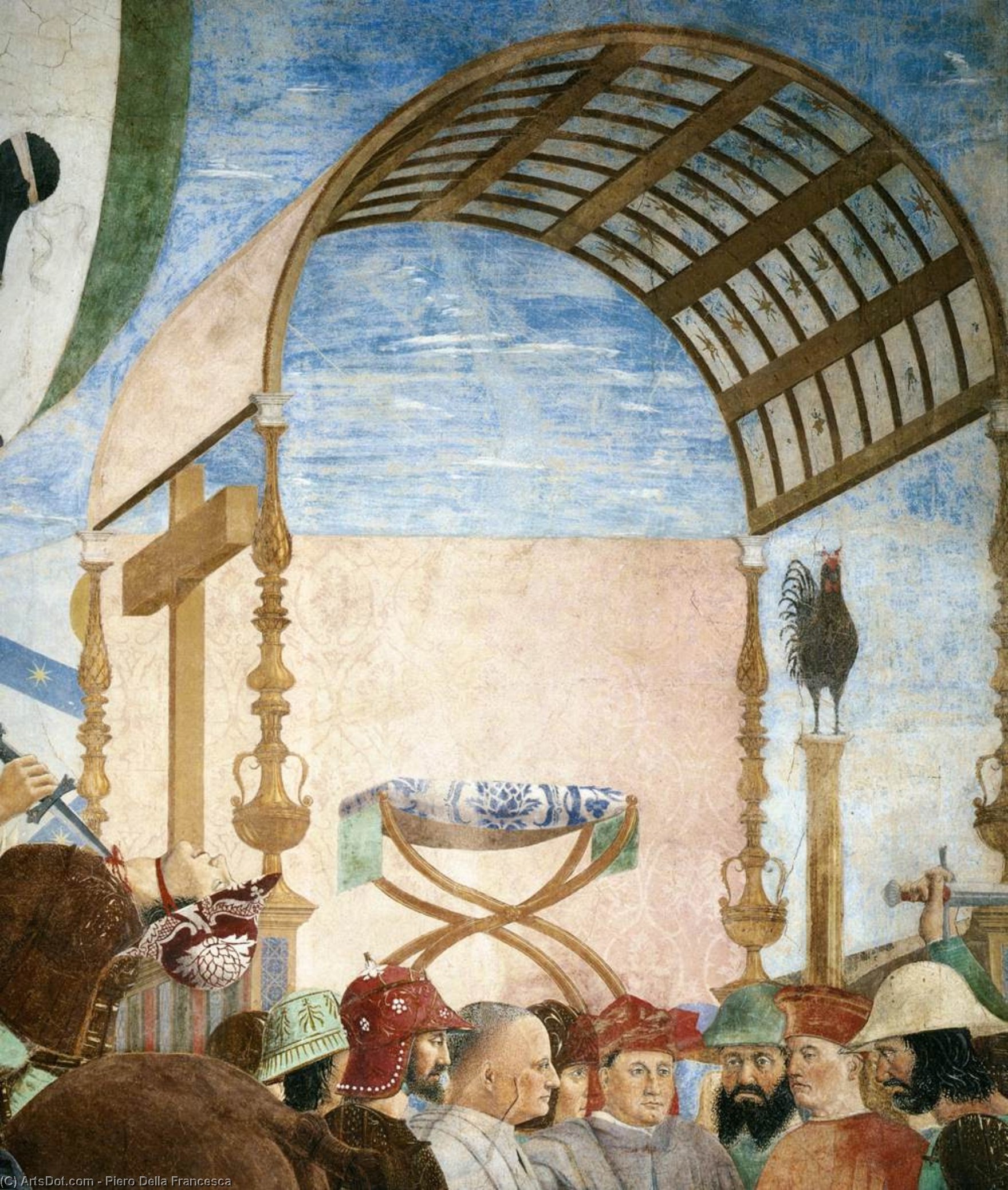 Order Oil Painting Replica 8. Battle between Heraclius and Chosroes (detail) (17), 1452 by Piero Della Francesca (1415-1492, Italy) | ArtsDot.com