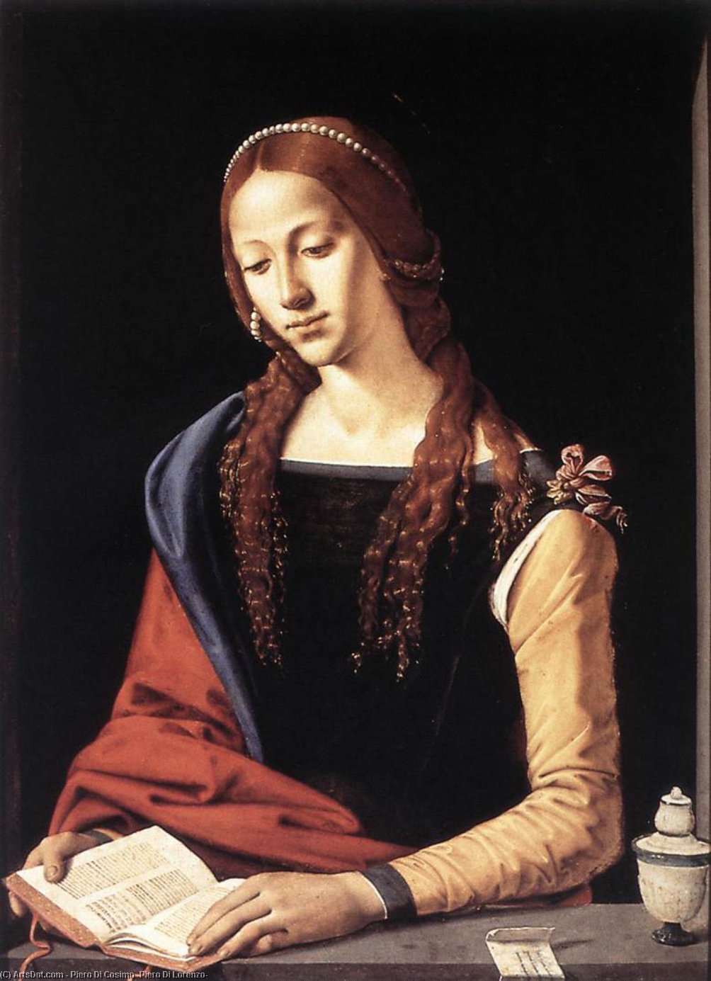 Buy Museum Art Reproductions St Mary Magdalene, 1490 by Piero Di Cosimo (Piero Di Lorenzo) (1462-1522, Italy) | ArtsDot.com
