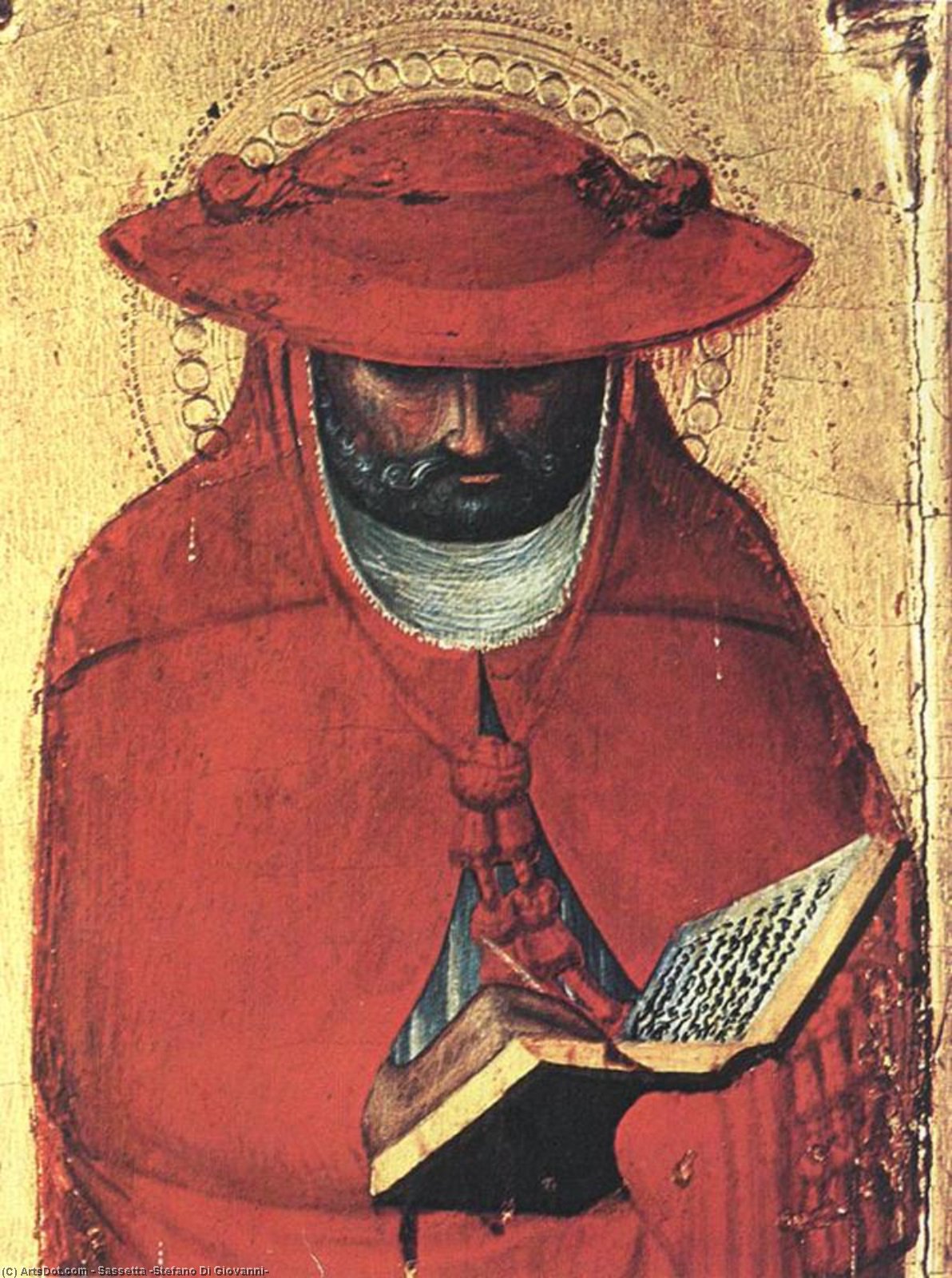 Order Oil Painting Replica St Jerome (detail), 1423 by Sassetta (Stefano Di Giovanni) (1392-1450, Italy) | ArtsDot.com