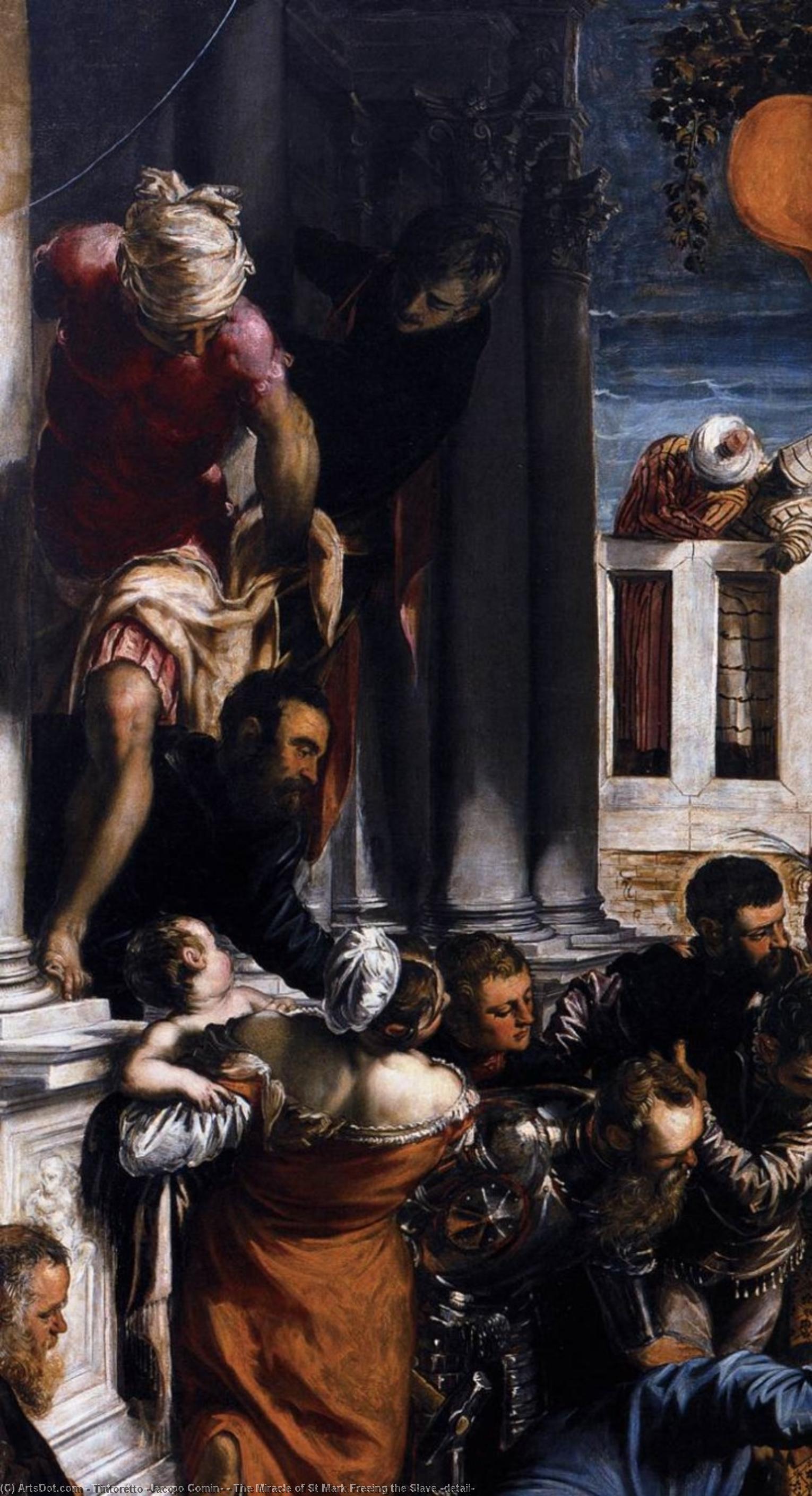 Order Art Reproductions The Miracle of St Mark Freeing the Slave (detail), 1548 by Tintoretto (Jacopo Comin) (1518-1594, Italy) | ArtsDot.com