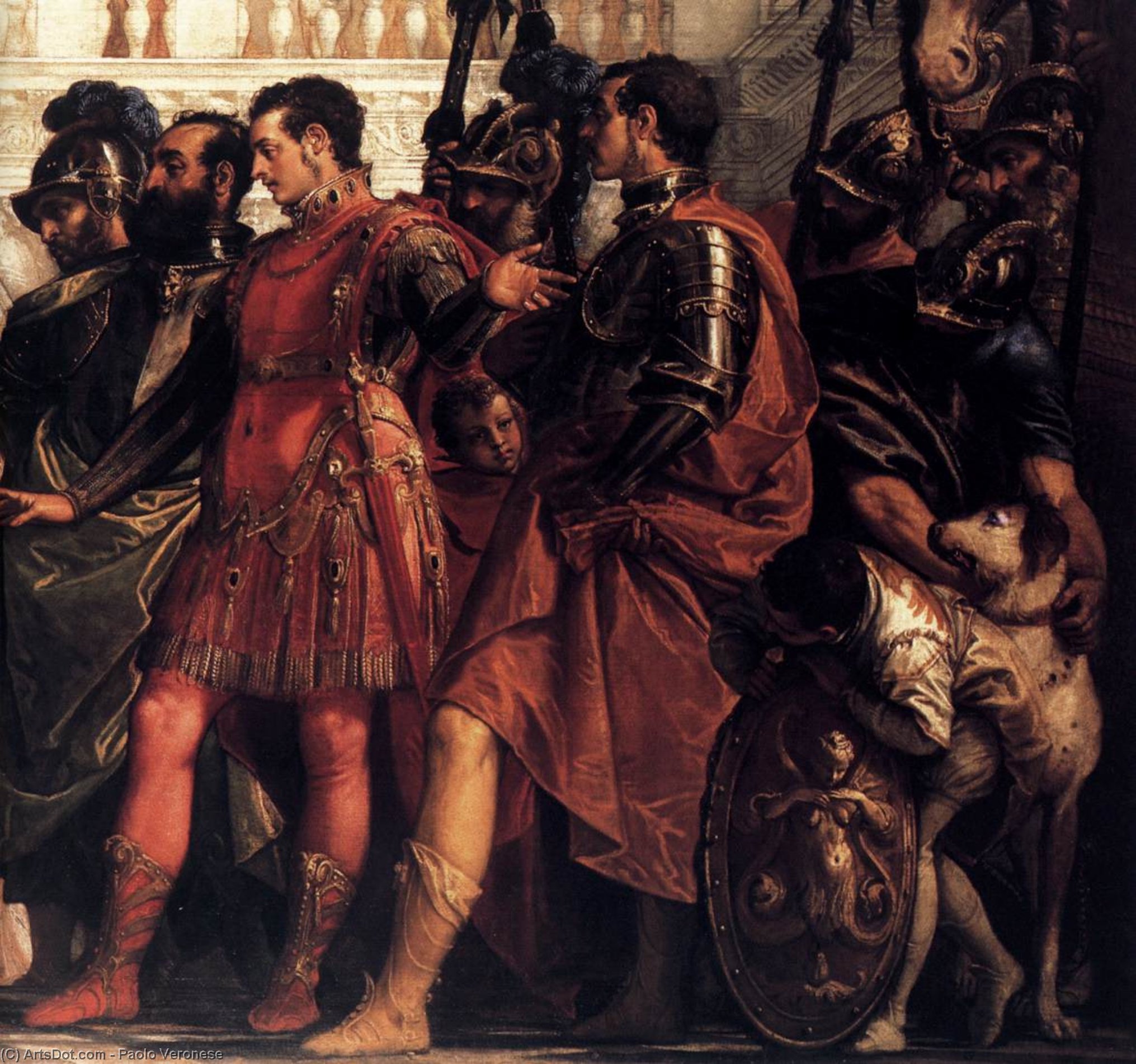 Order Oil Painting Replica The Family of Darius before Alexander (detail), 1565 by Paolo Veronese (1528-1588, Italy) | ArtsDot.com