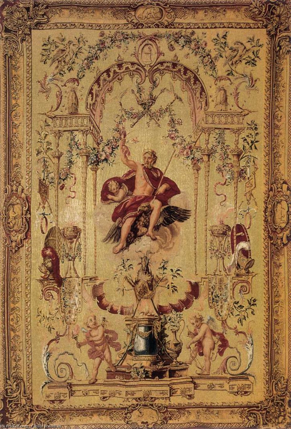 Buy Museum Art Reproductions The Gods: Jupiter, 1700 by Claude Iii Audran (1658-1734, France) | ArtsDot.com