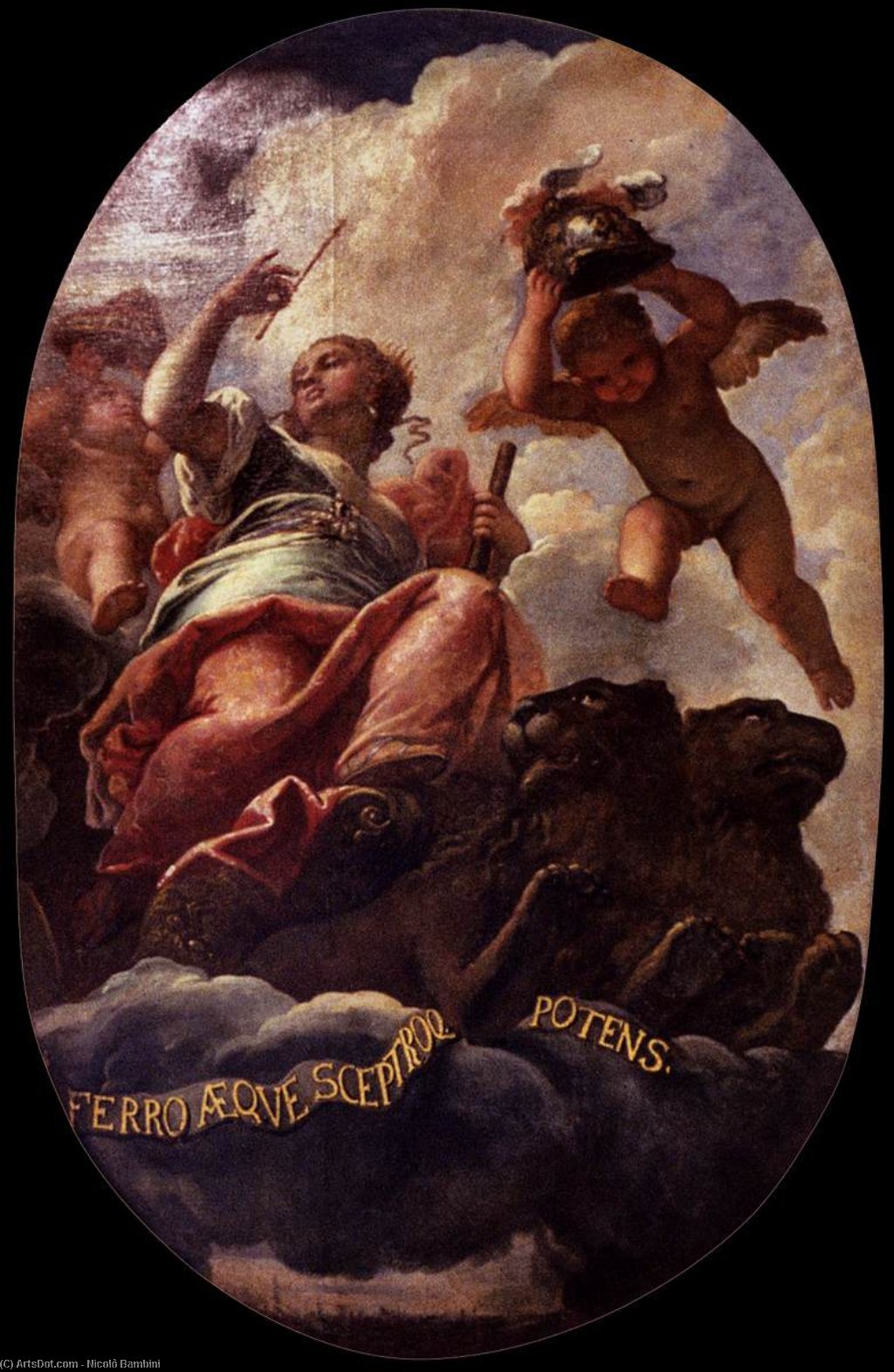Order Oil Painting Replica Triumph of Venice, 1682 by Nicolò Bambini (1651-1736, Italy) | ArtsDot.com