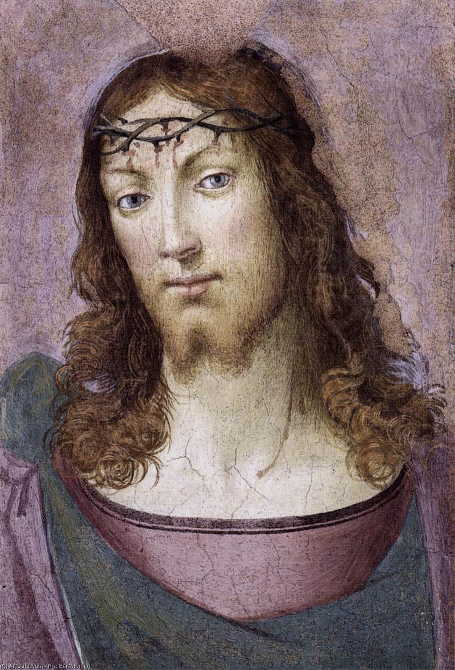 Buy Museum Art Reproductions Christ Crowned with Thorns by Fra Bartolomeo (1472-1517, Italy) | ArtsDot.com
