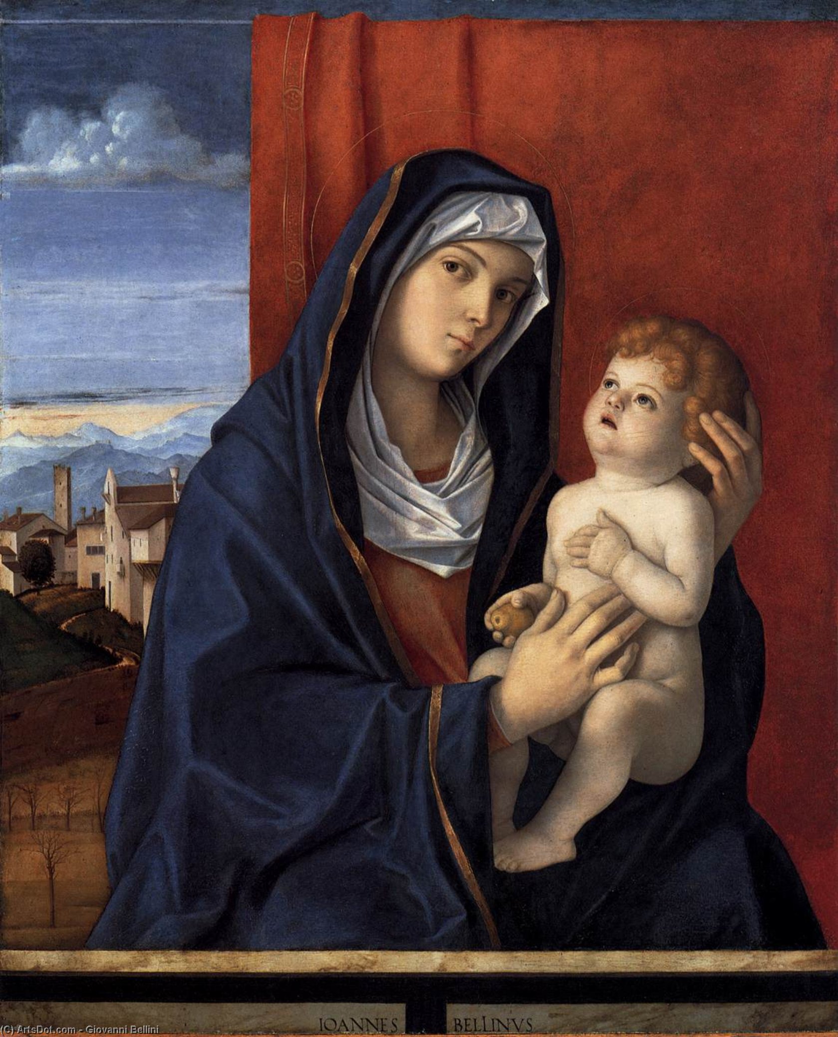 Order Paintings Reproductions Madonna and Child (11), 1485 by Giovanni Bellini (1433-1516, Italy) | ArtsDot.com