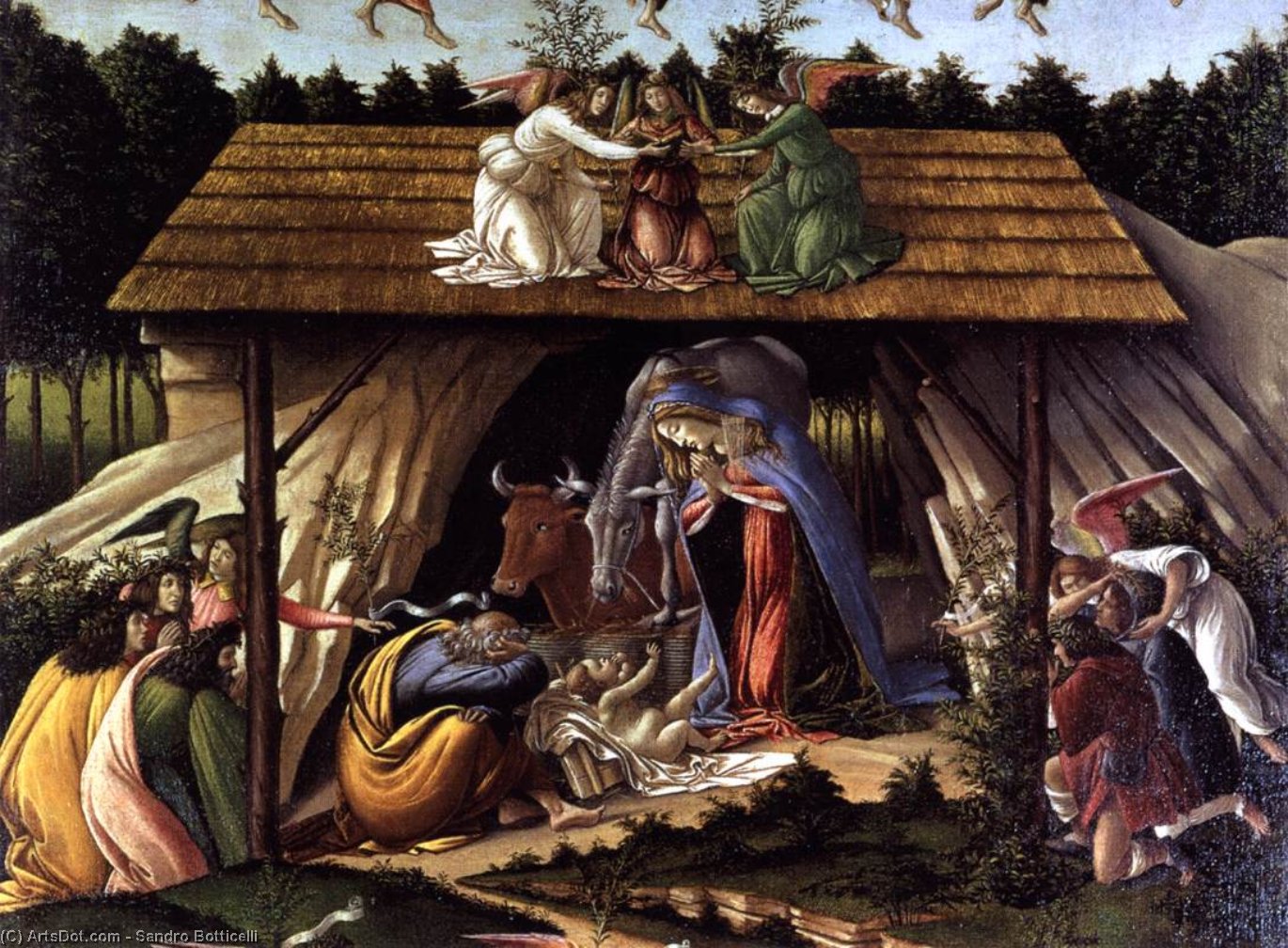 Order Artwork Replica The Mystical Nativity (detail), 1500 by Sandro Botticelli (1445-1510, Italy) | ArtsDot.com